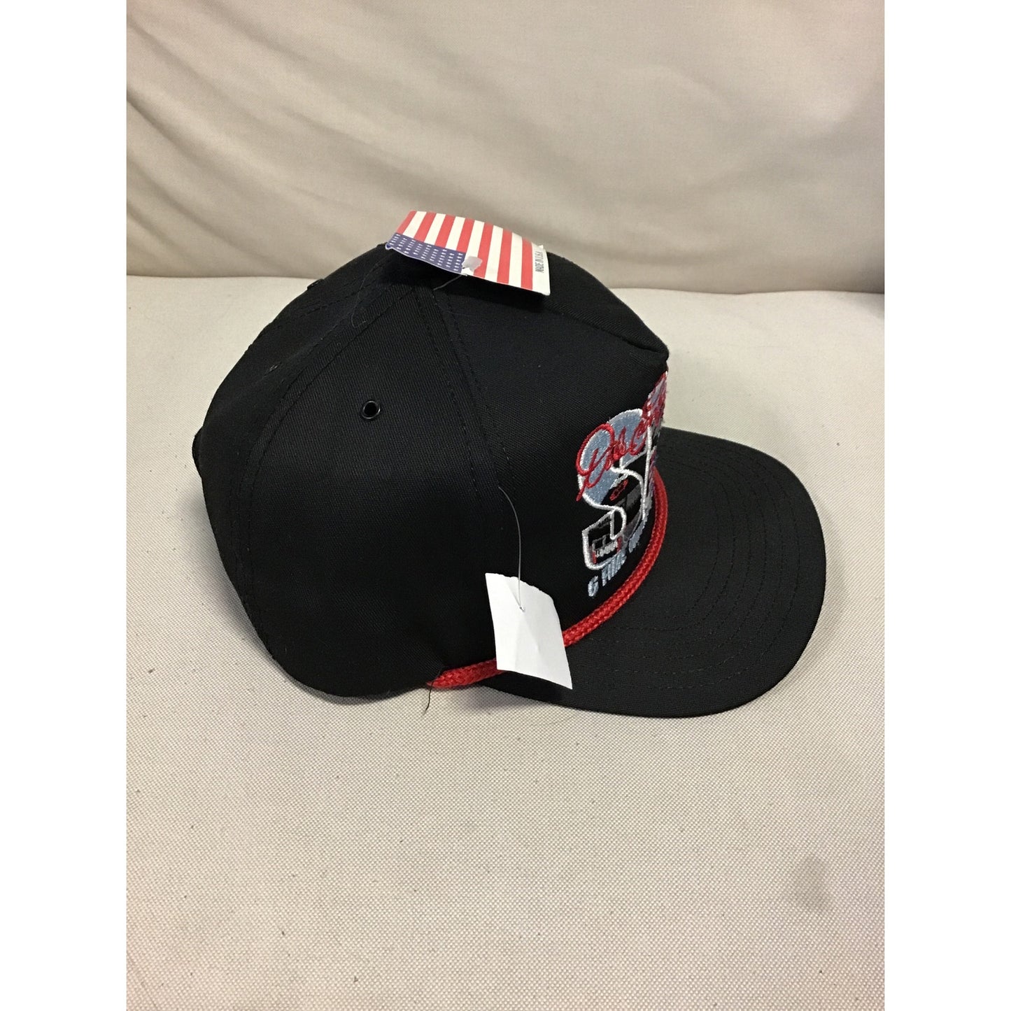 Deadstock Dale Earnhardt Sr 6 Six Time Winston Cup Champion Hat Black Snapback