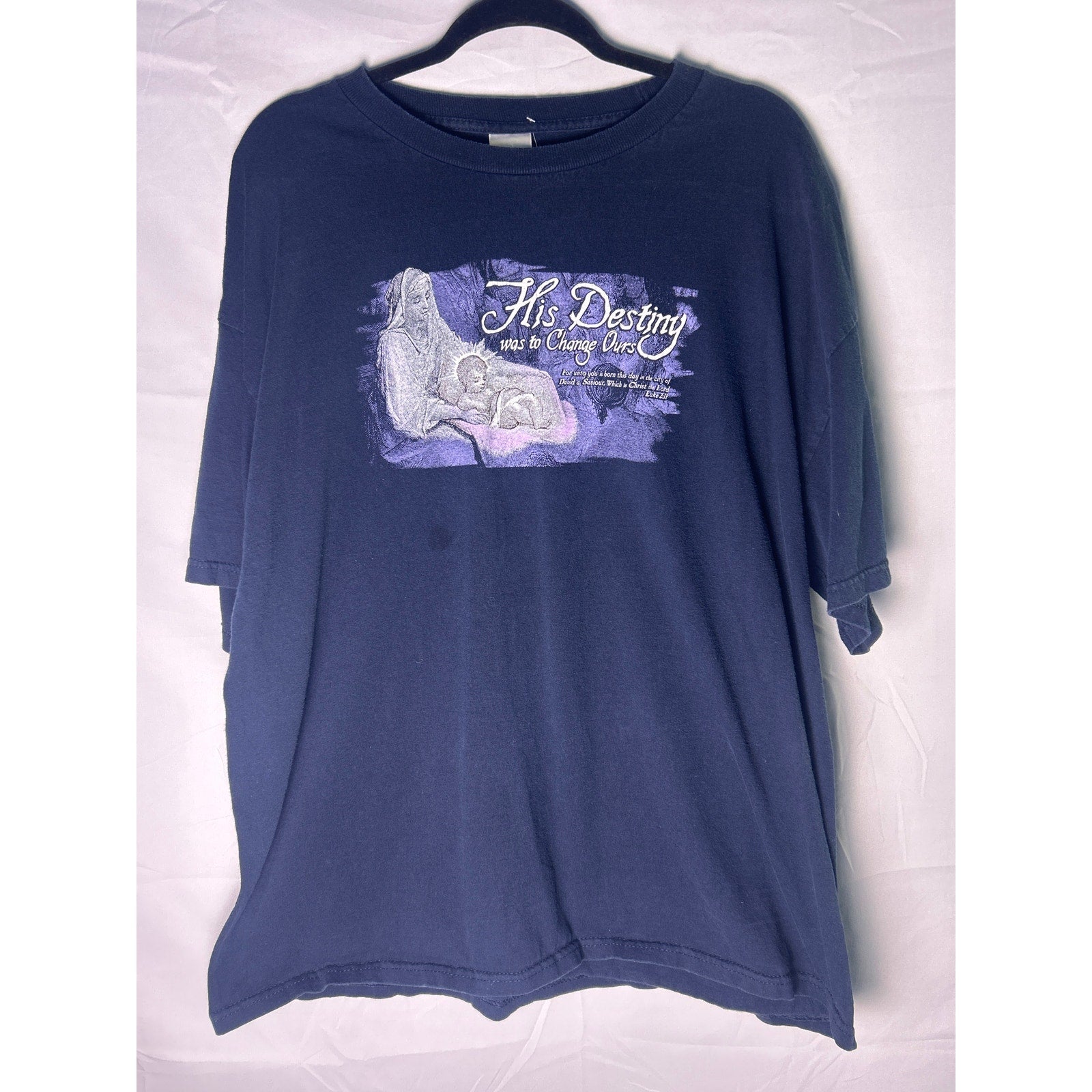 Tennessee River His Destiny use to change Ours Print Shirt Men's Size 2XL