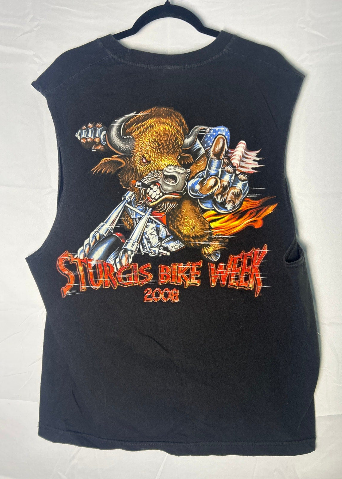 Delta Pro Weight Sturgis Bike Week 2008 Black Tank Shirt Men's Size XL