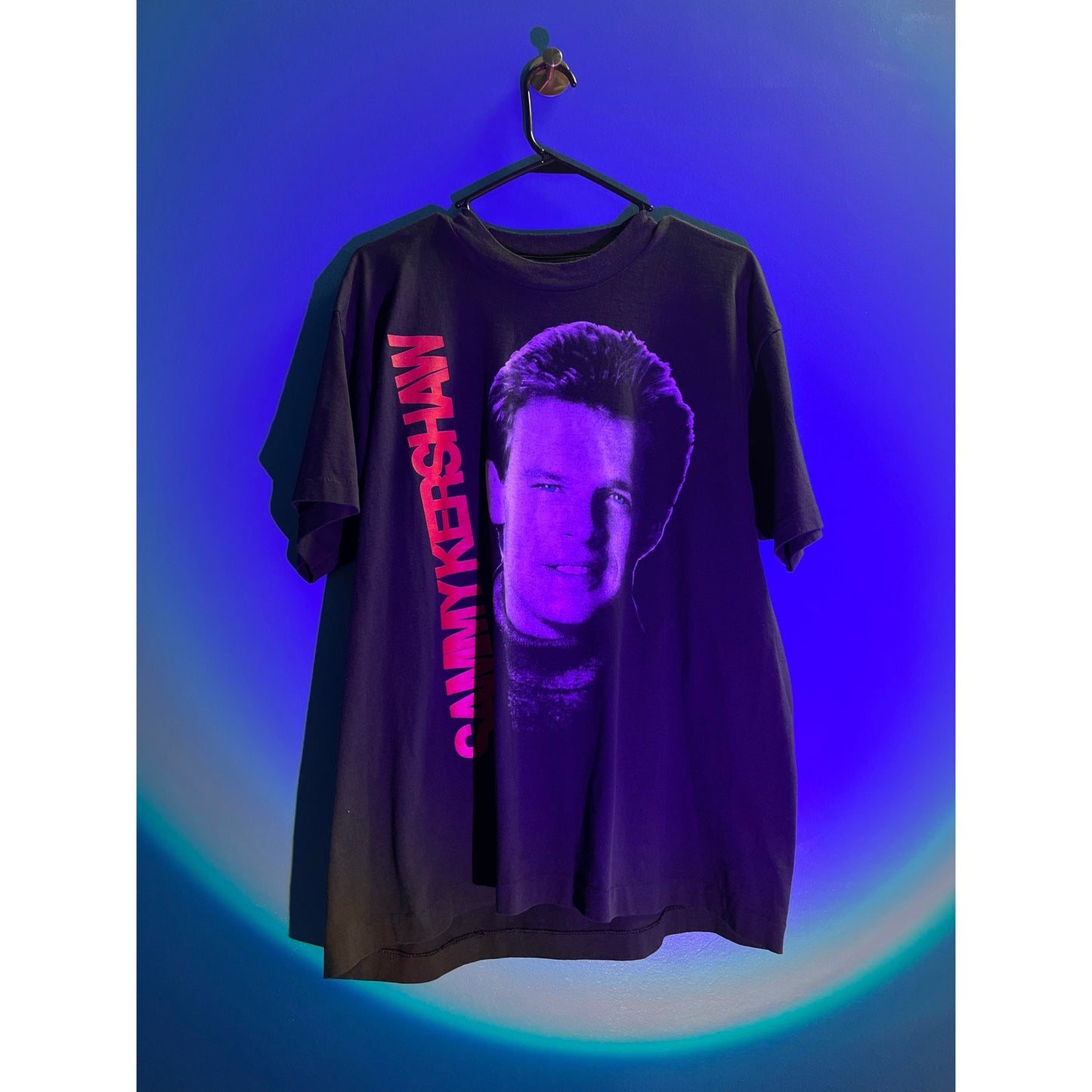 Fruit of the Loom Sammy Kershaw Graphic Print Black Shirt Men's Size XL