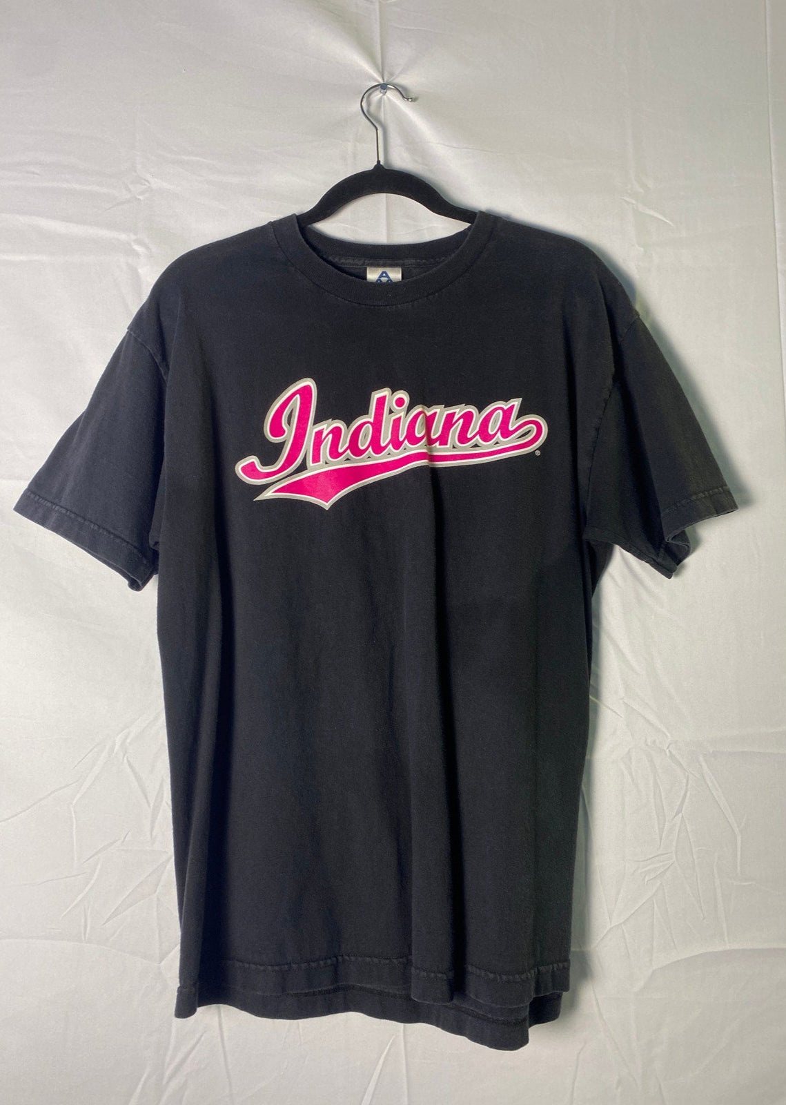 Alstyle Apparel & Activewear IU INDIANA Pink Black T-shirt Men's Size Large