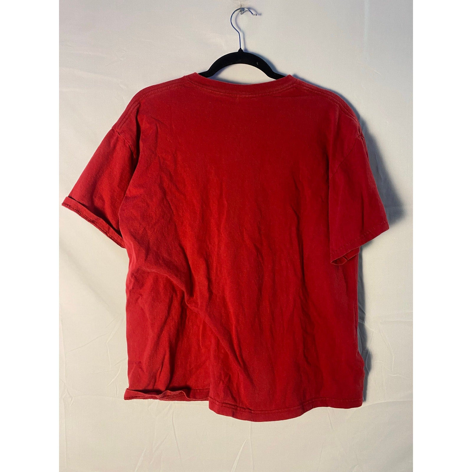 Gildan IU Indiana University Graphic Print Red T-shirt Men's Size Large