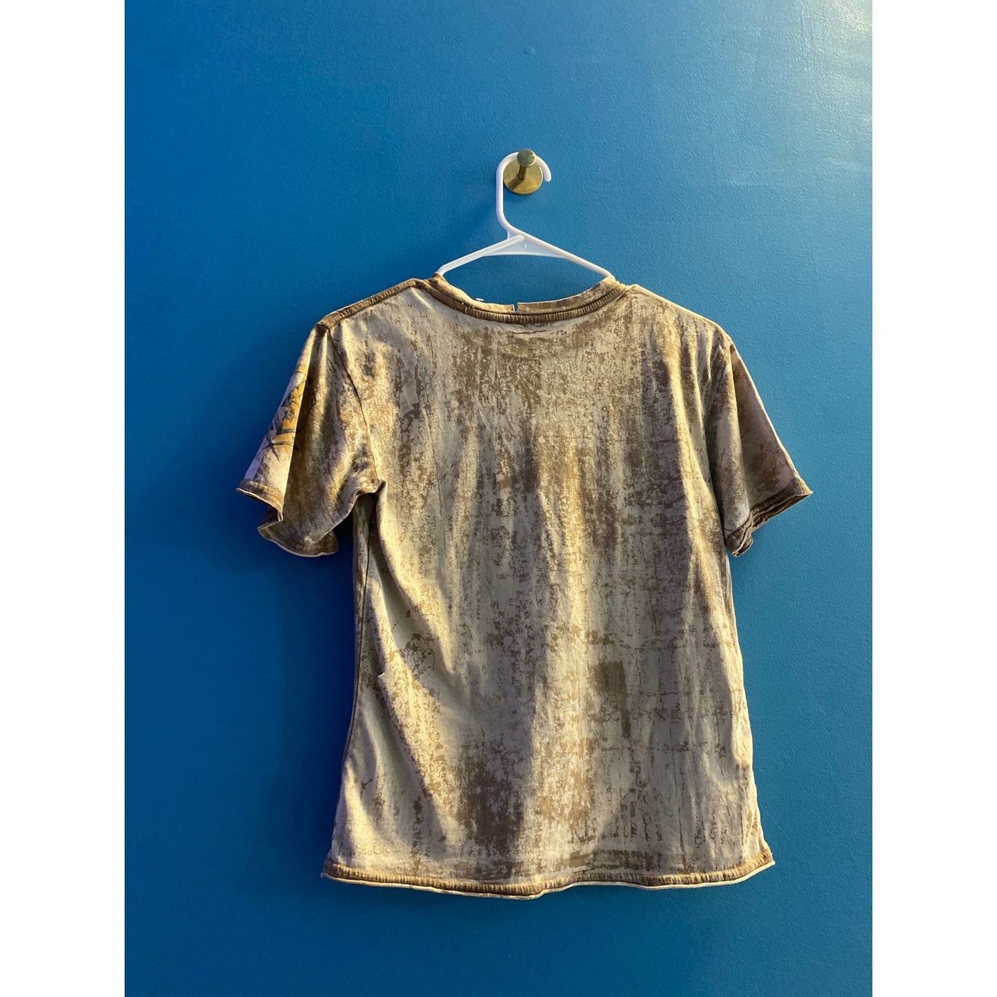 Vintage Y2K Affliction Live Fast Brown T-Shirt Women's Size Small