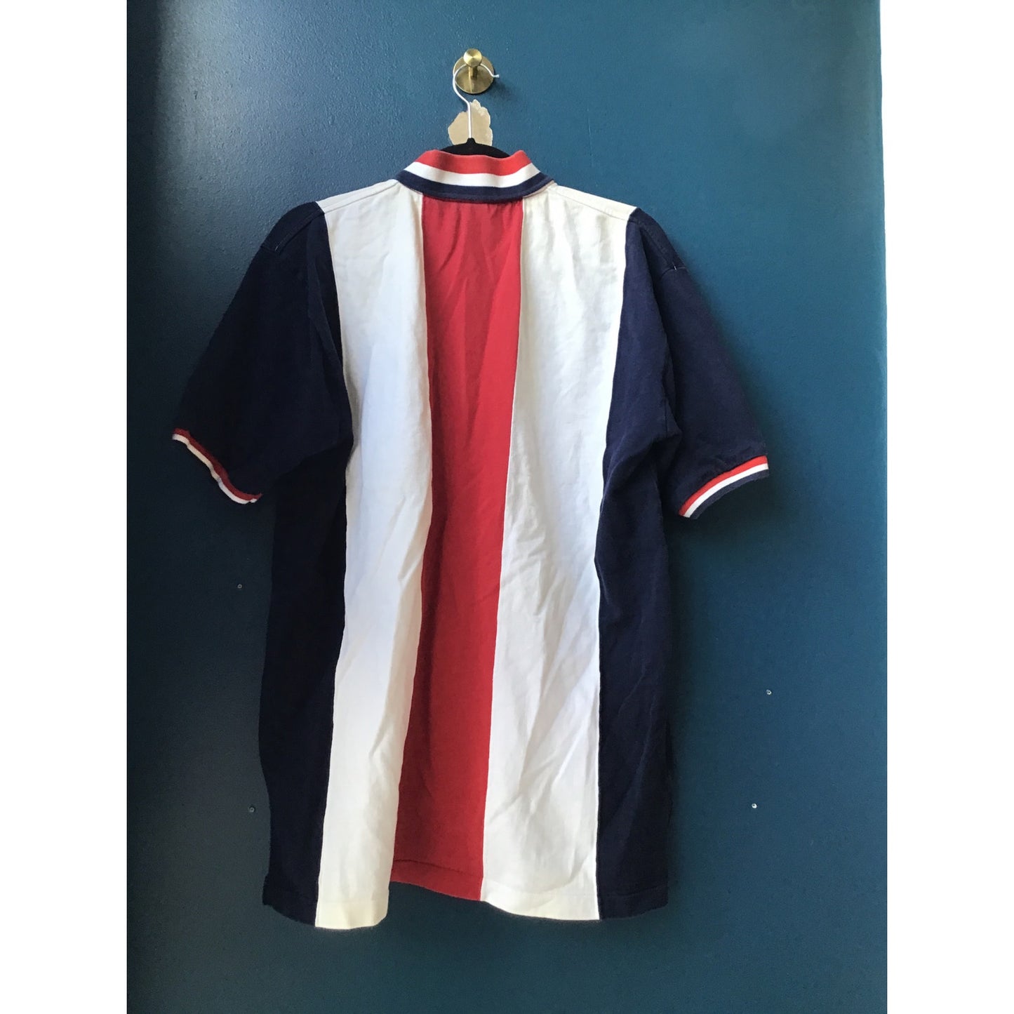 Hanes 1996 US Olympic Team Trials Indianapolis Red White Black Polo Shirt Large