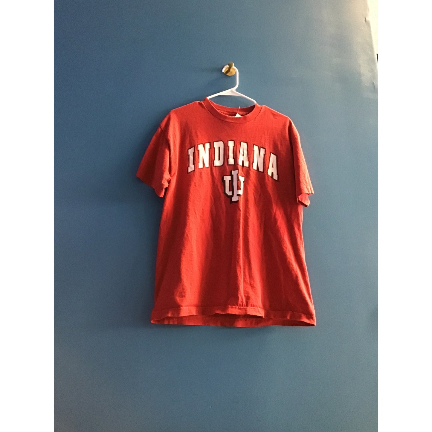 Alstyle Apparel & Activewear IU INDIANA Logo CrewNeck Red Shirt Women Size Large