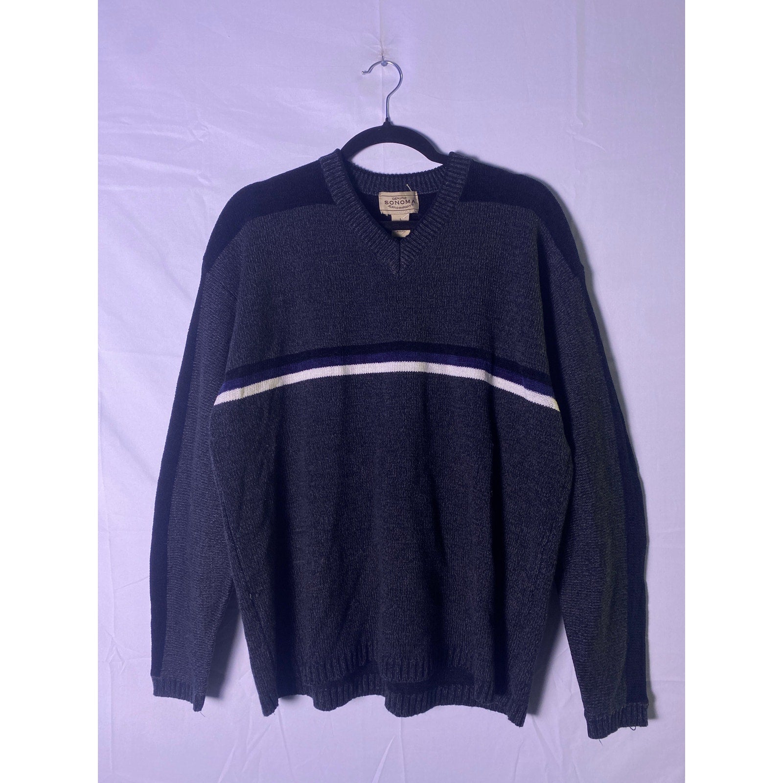 Sonoma Grey and Black sweater