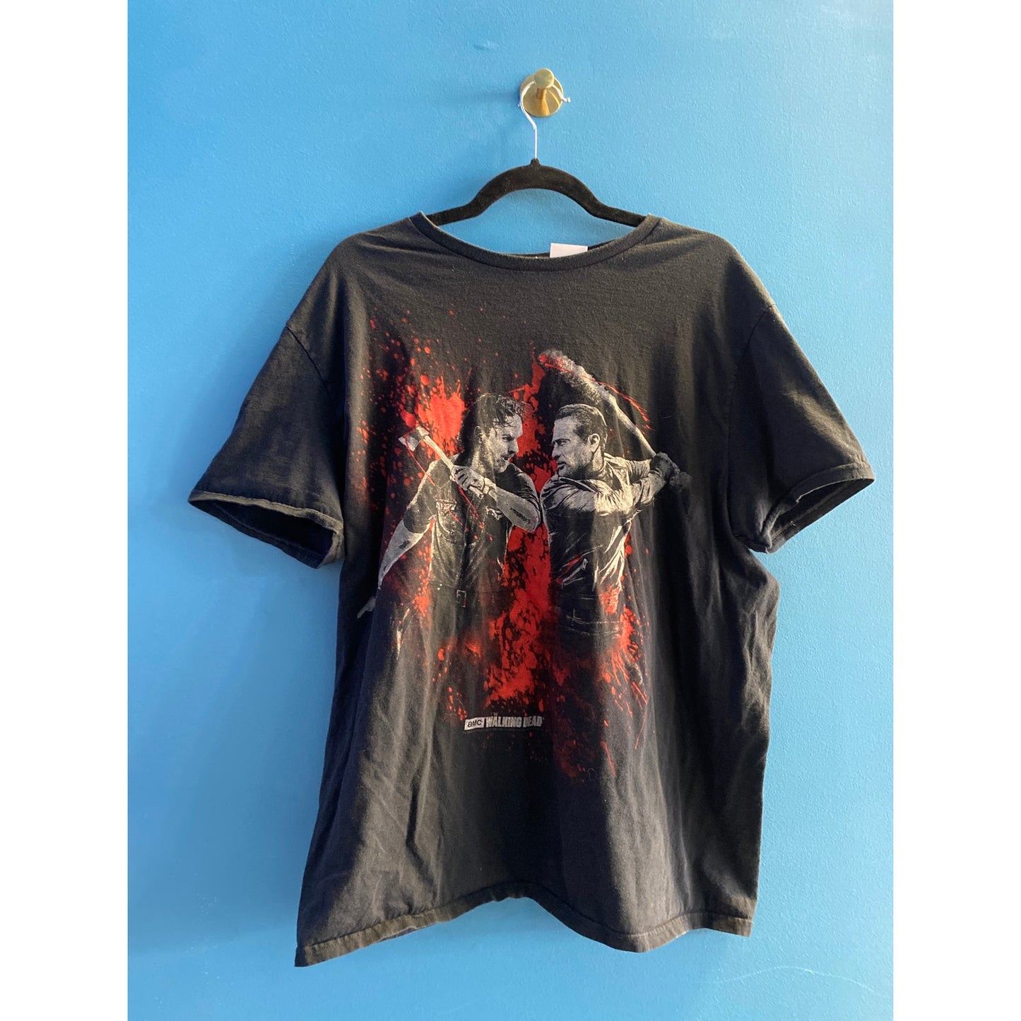 Walking Dead Sheriff RICK GRIMES KING COUNTY Sheriff's Department T-Shirt Large?