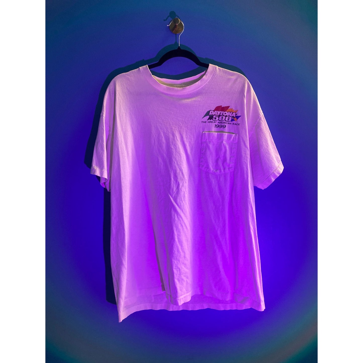 Delta The Final of the Millennium DAYTONA 500 NASCAR White Shirt Men's Size XL
