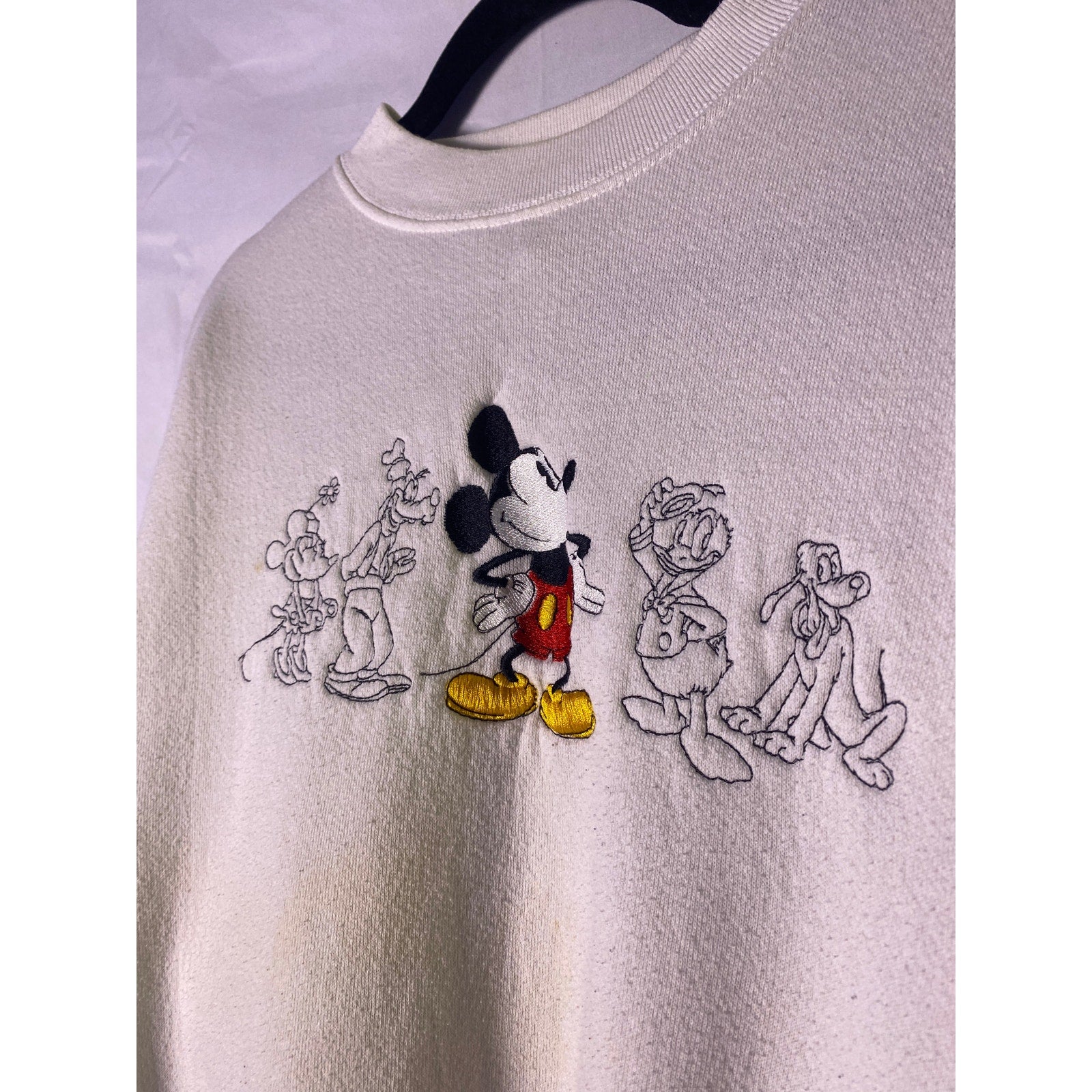 Mickey and Friends Embroidered Crew