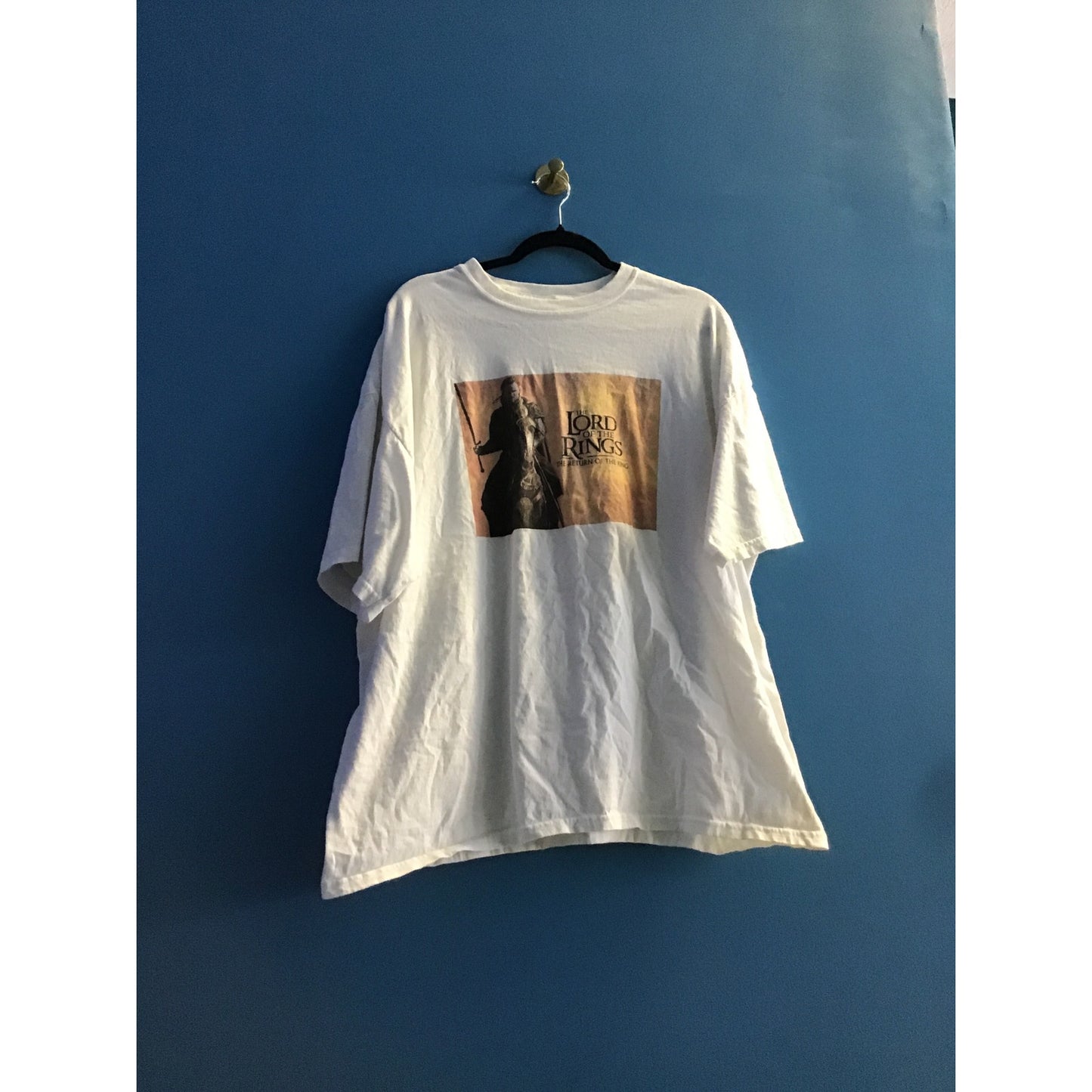 Gildan The Lord of the Rings - The Return of the Kings White Shirt Mens Size 2XL