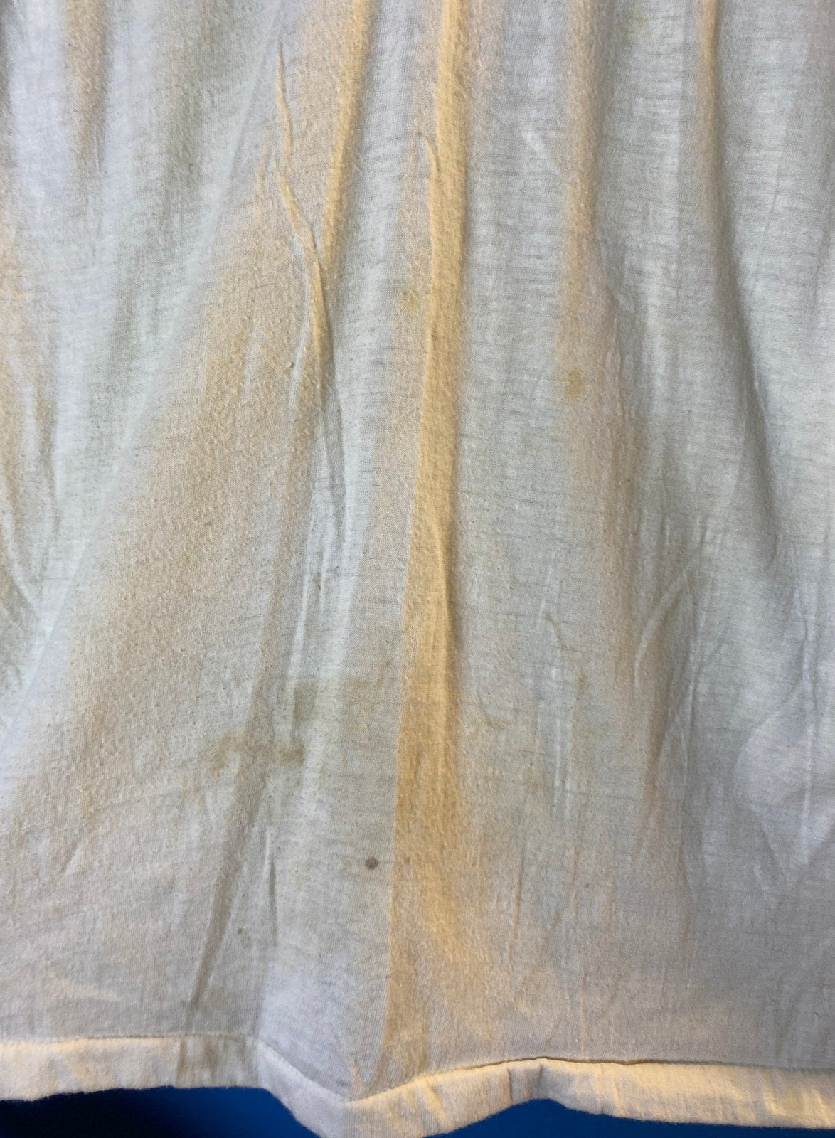 80s Vintage White Red Blue Tank Top Sleeveless Women's Size Medium
