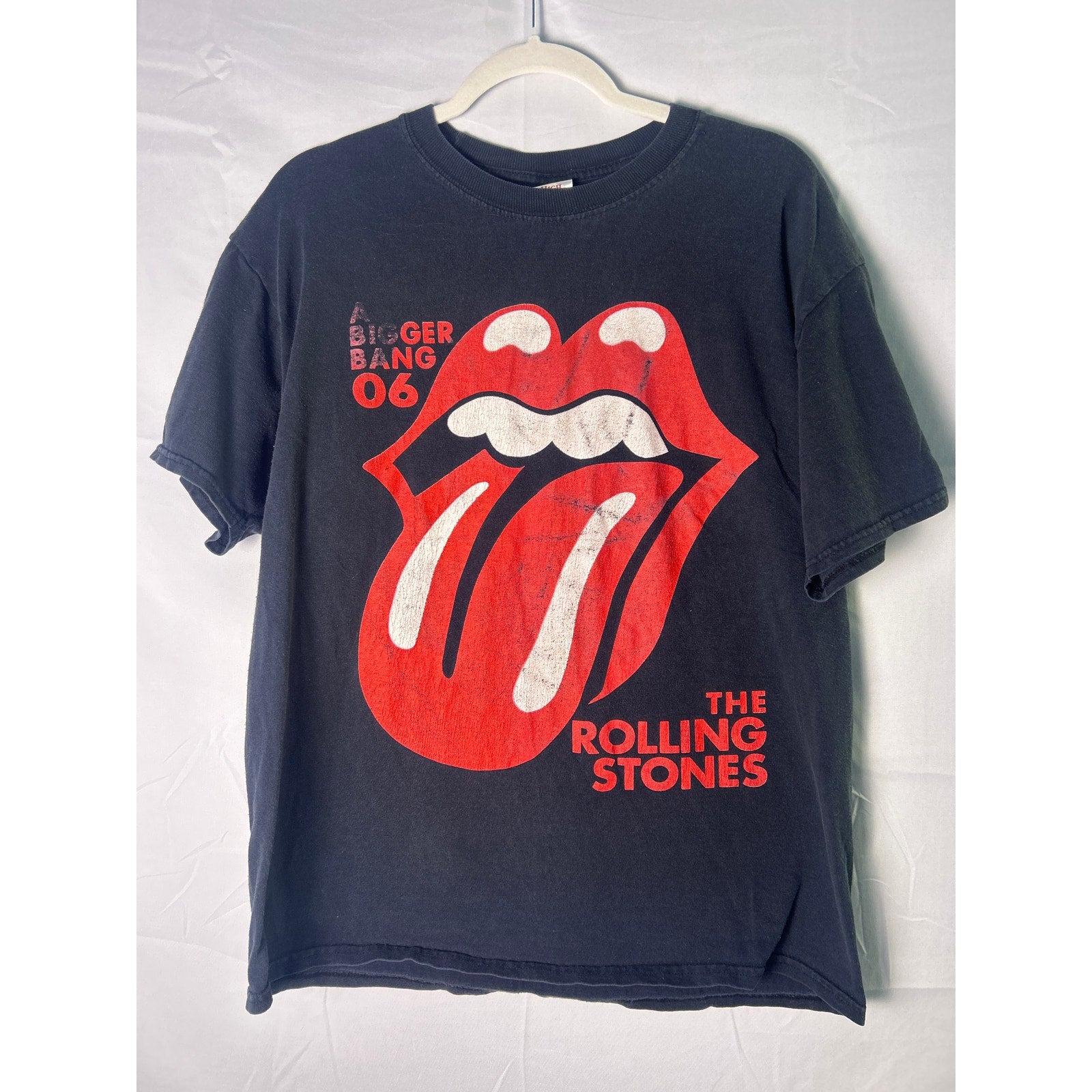 Jerzees The Rolling Stones A Bigger Bang 06 North American Fall Tour Shirt Large