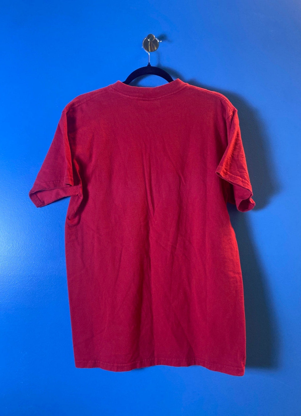 Vintage Red Oak IU Indiana Hoosiers Red Black White Short Sleeve T-shirt Medium