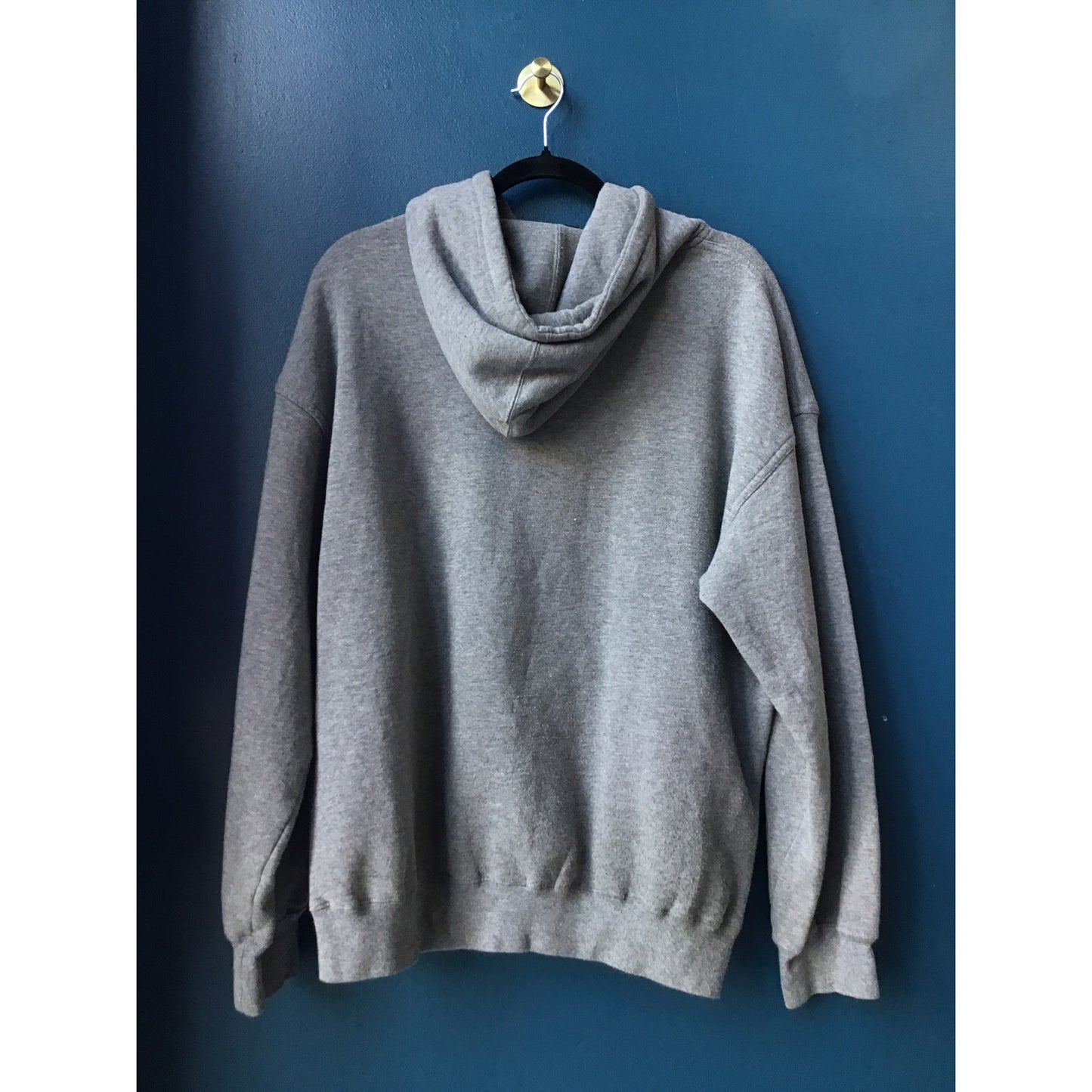 212 If You See Da' Police Warn A Brother Gray Hoodie Sweatshirt Men's Size Large