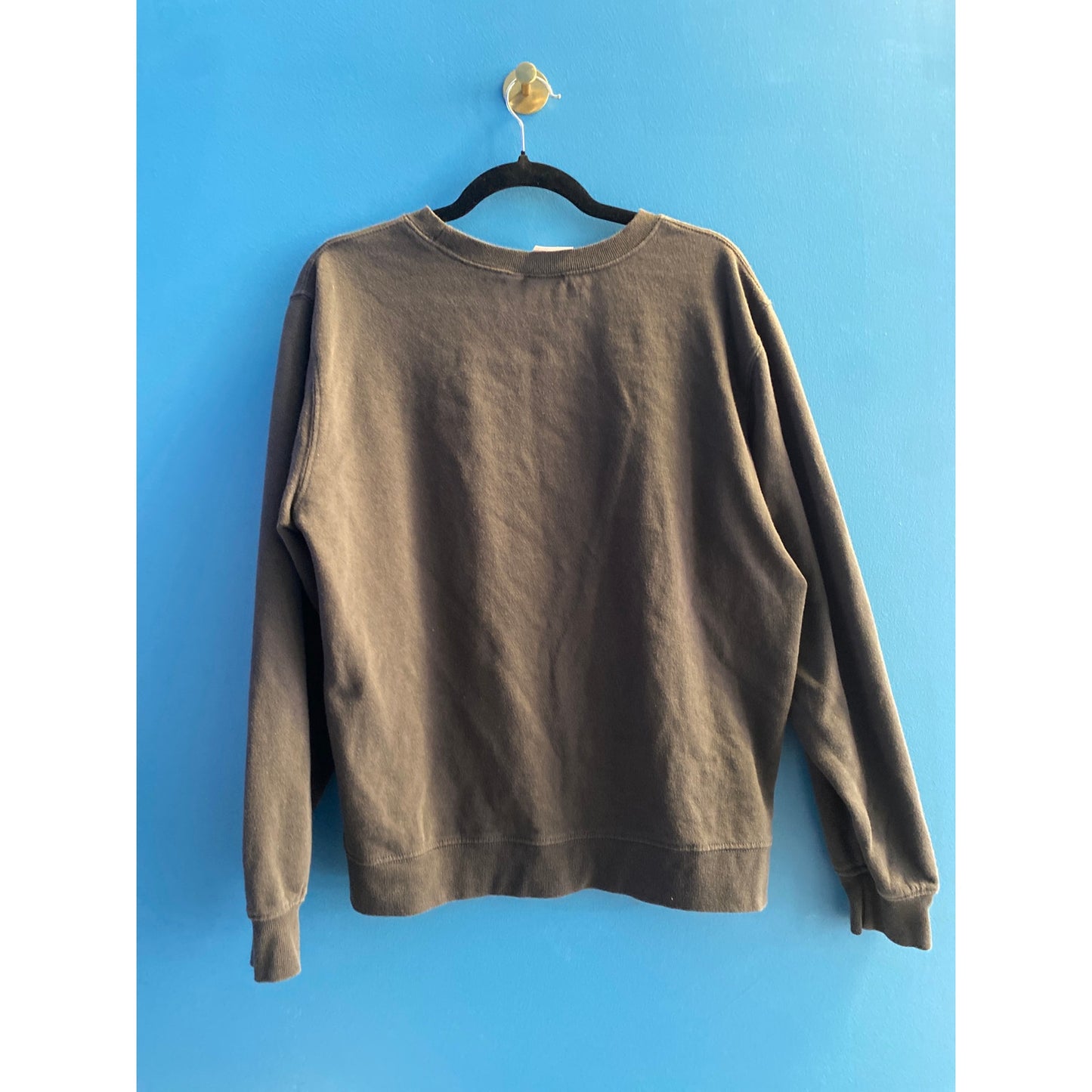 Grateful Dead Rose Skull Graphic Print Black Long Sleeve Sweatshirt Mens Size XL