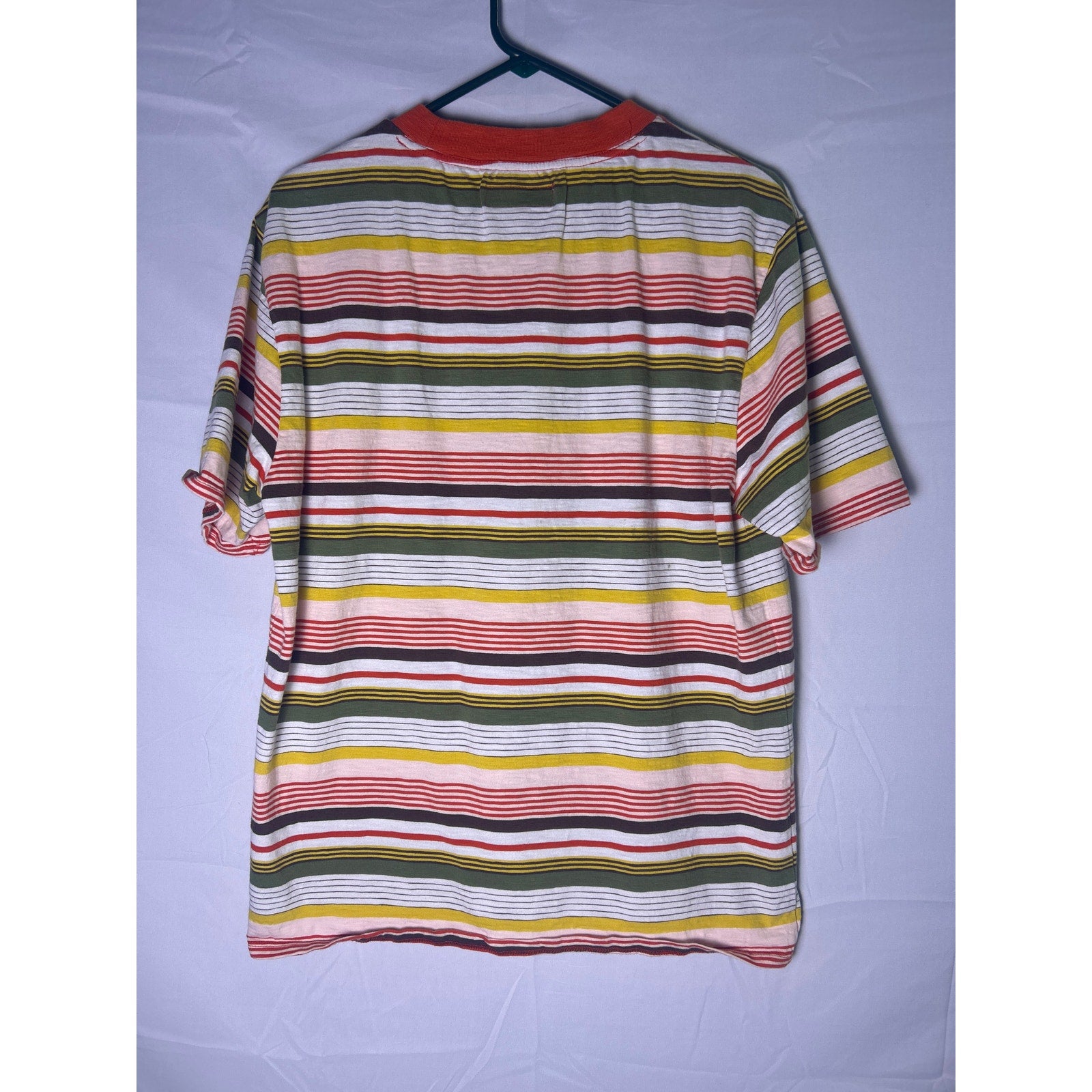 GUESS Brighton Multicolor Striped Tee Shirt Men's Size Small