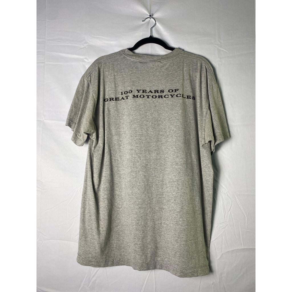 Harley Davidson 1903-2003 100 Years Graphic Print Shirt Men's Size Large