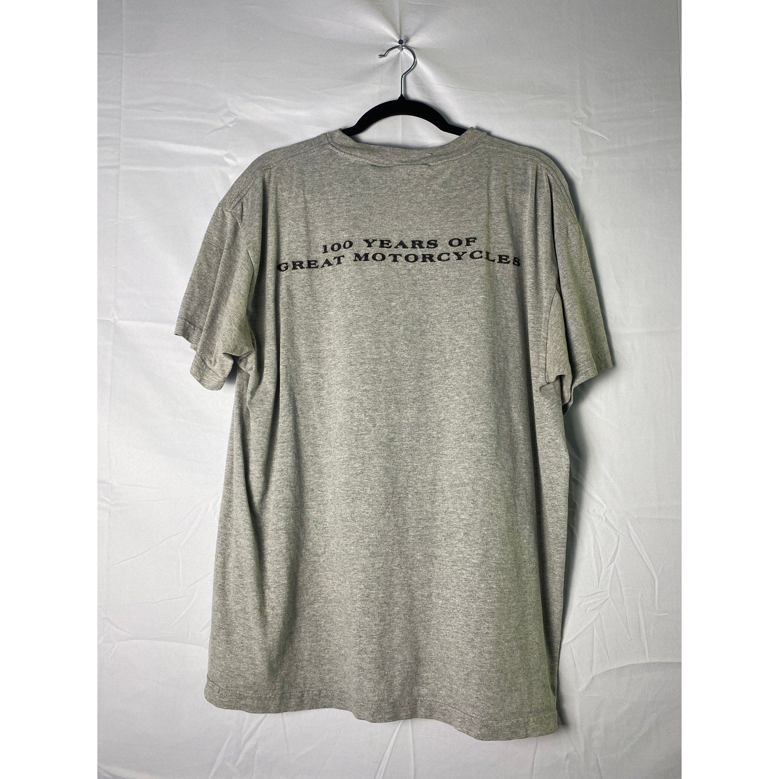 Harley Davidson 1903-2003 100 Years Graphic Print Shirt Men's Size Large