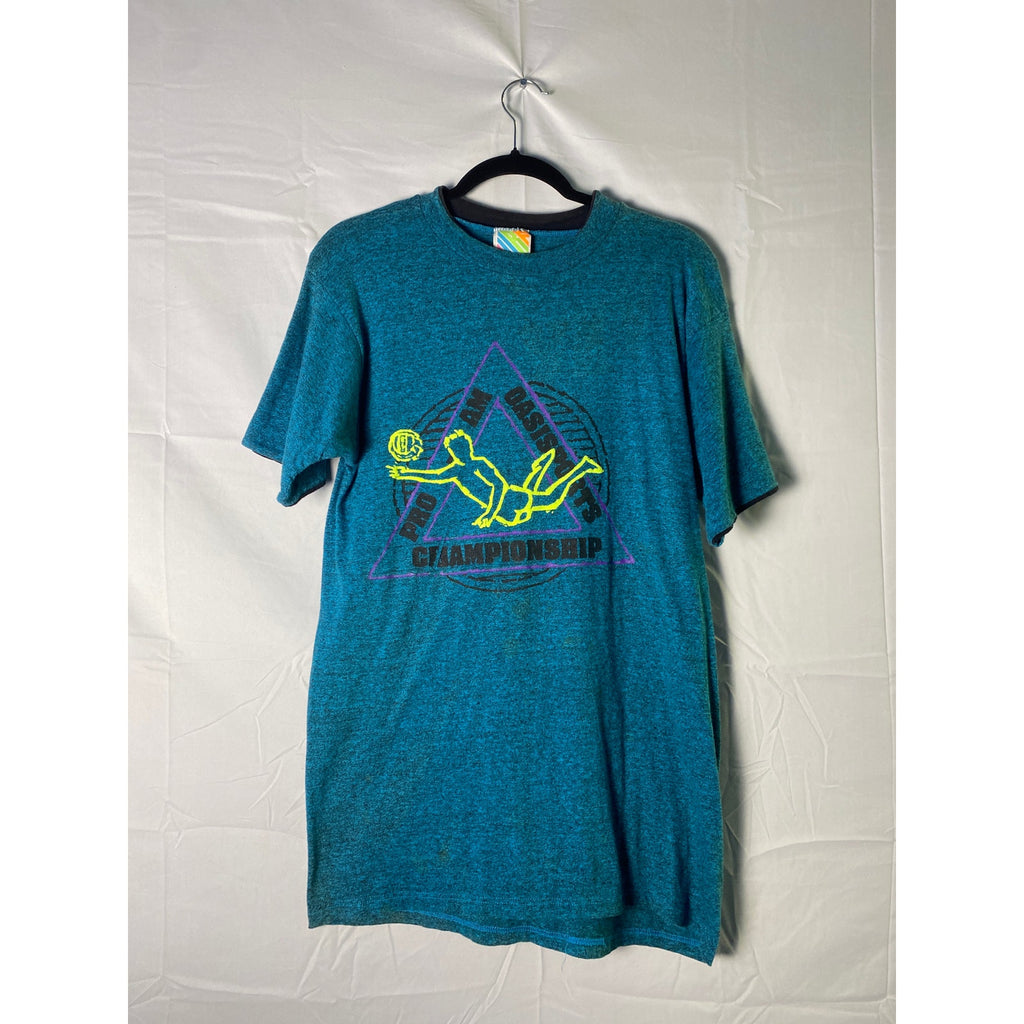 Gear Volleyball PRO AM Championship Oasis Sports Blue Tee Shirt Mens Size Medium