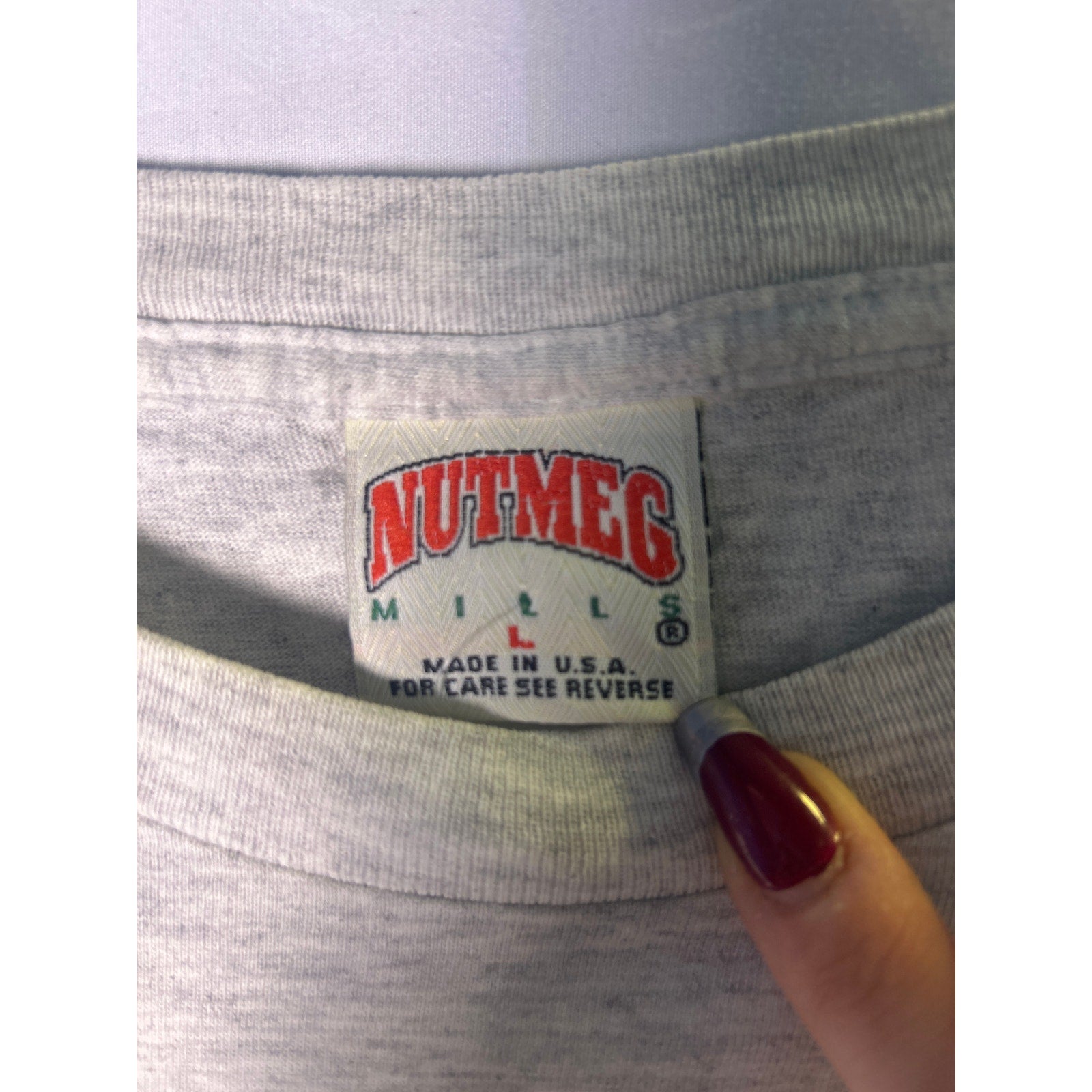 Vintage Golf 18 Reasons To Practice Nutmeg Golf Holes Gray Shirt Size Large USA