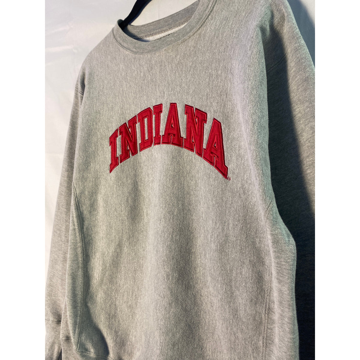 Steve and Barry's Indiana Embroidered Grey Crewneck Sweatshirt Men's Size Small