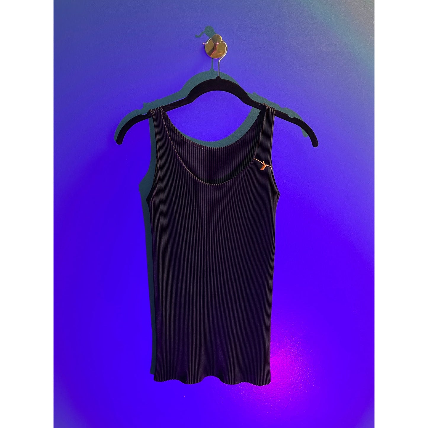 Vintage Younique Black Tank Top Sleeveless Women's Size Small