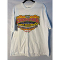 Y2K 2001 Jeff Gordon Championship White NASCAR Racing Graphic White Shirt Large