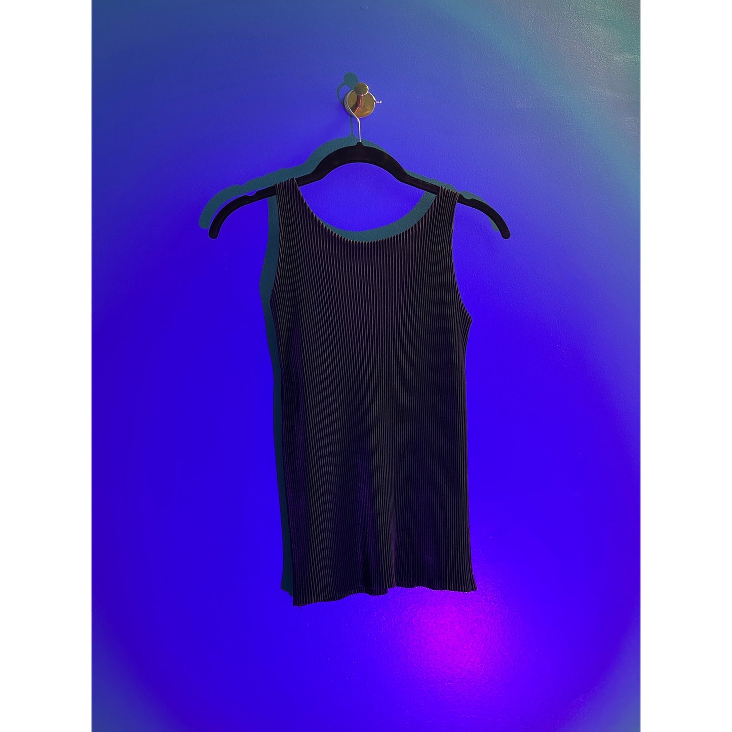 Vintage Younique Black Tank Top Sleeveless Women's Size Small