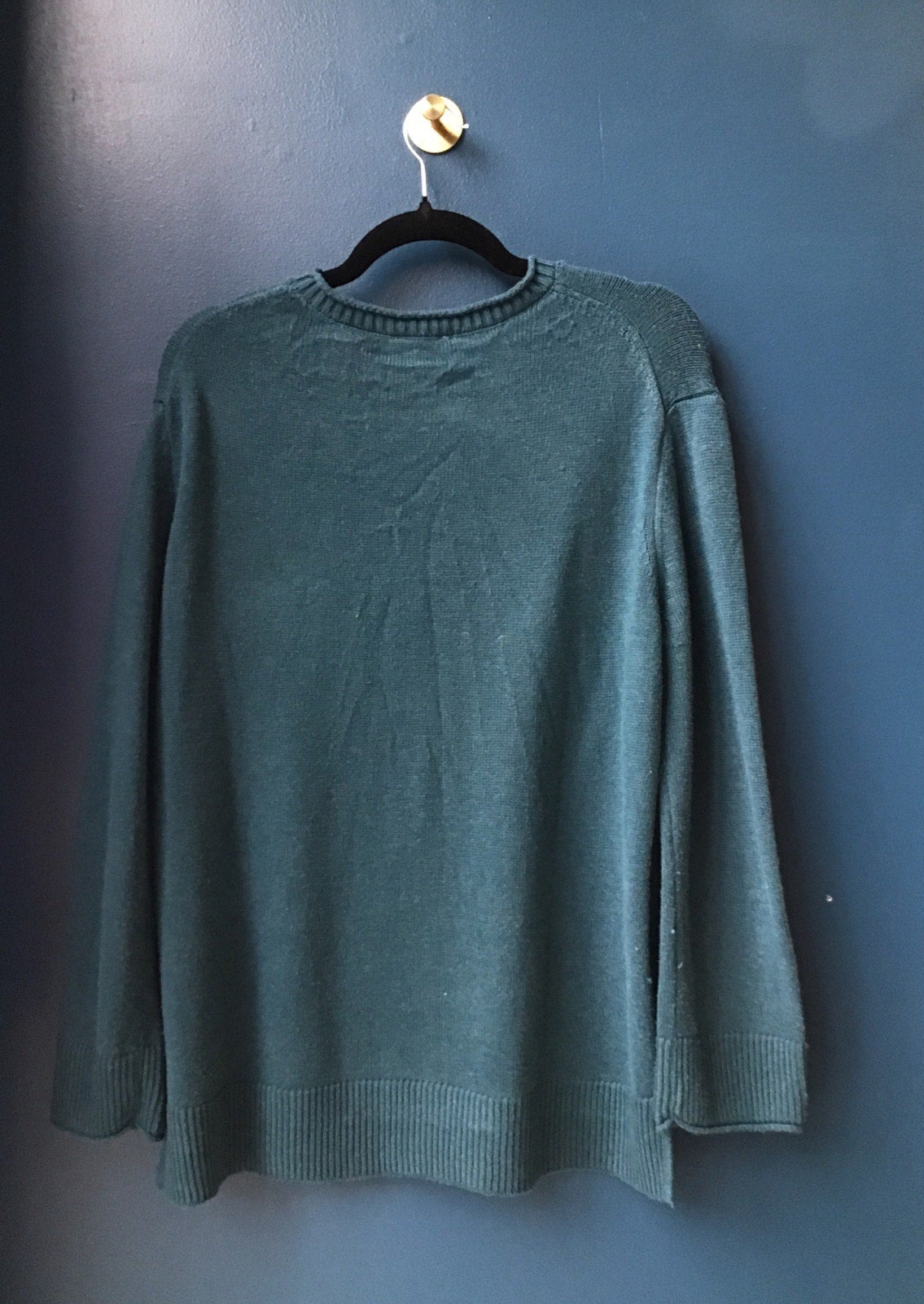 Ella Moss Round Neck Green Jade Pullover Sweatshirt Men's Size Small