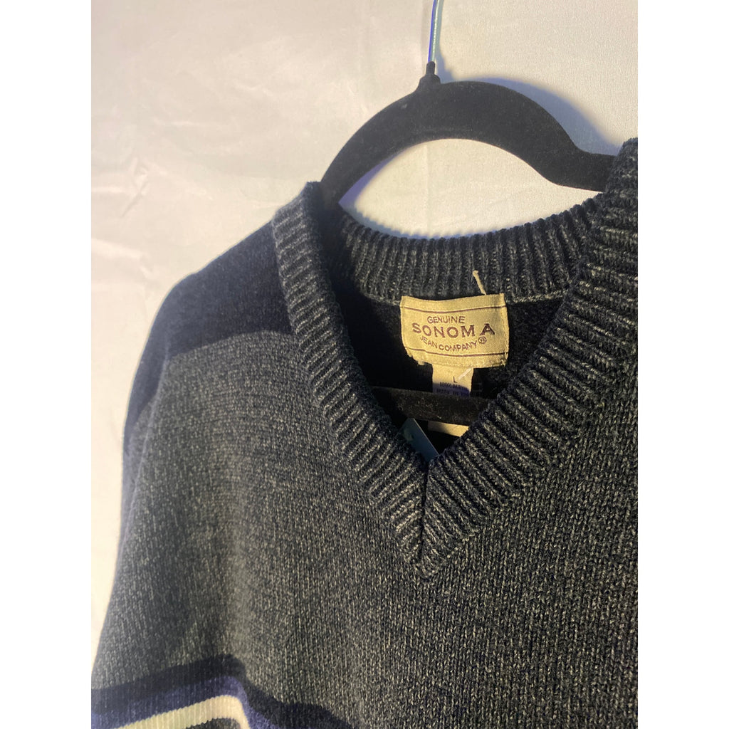 Sonoma Grey and Black sweater