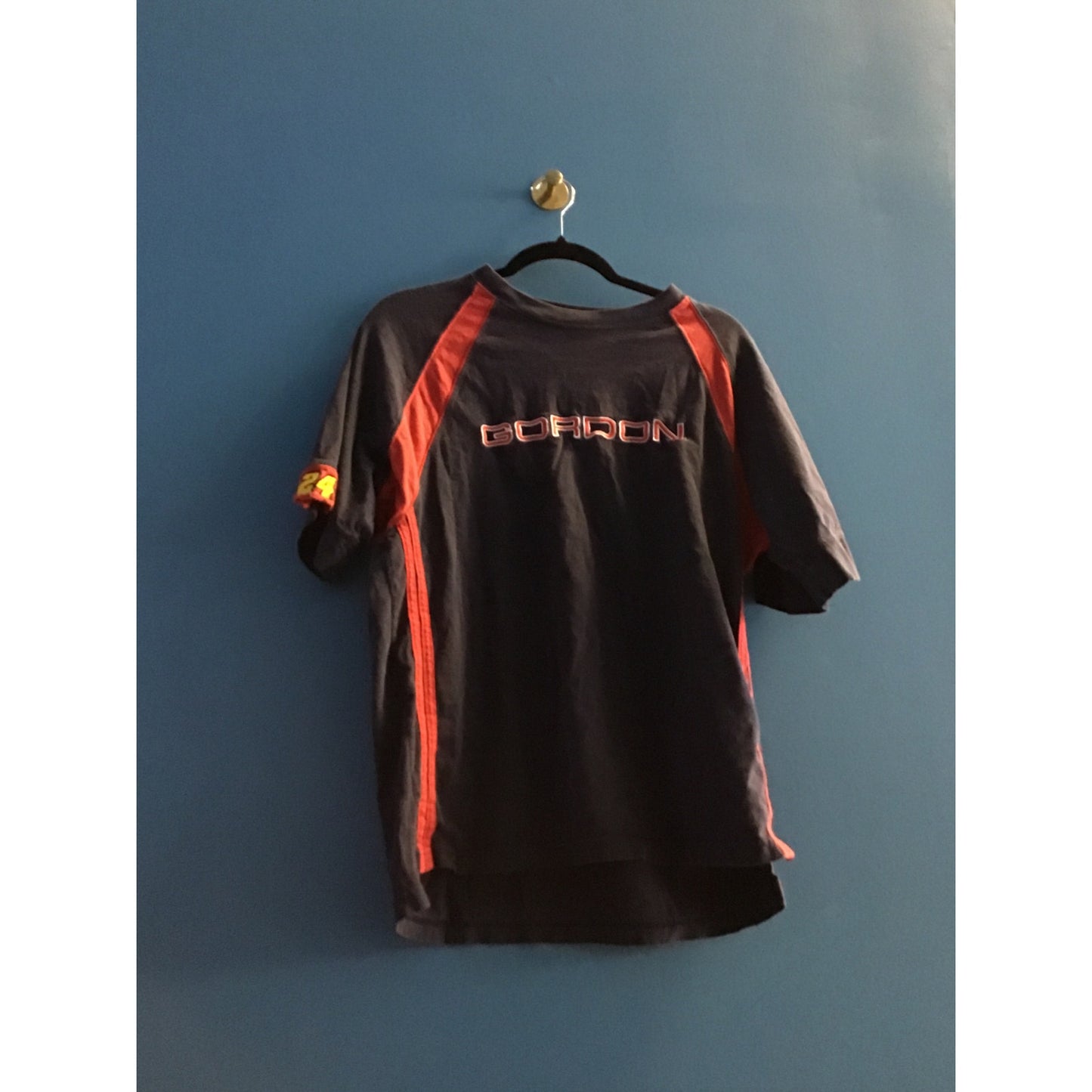 Winner's Circle Jeff Gordon #24 DUPONT Black T-shirt Men's Size