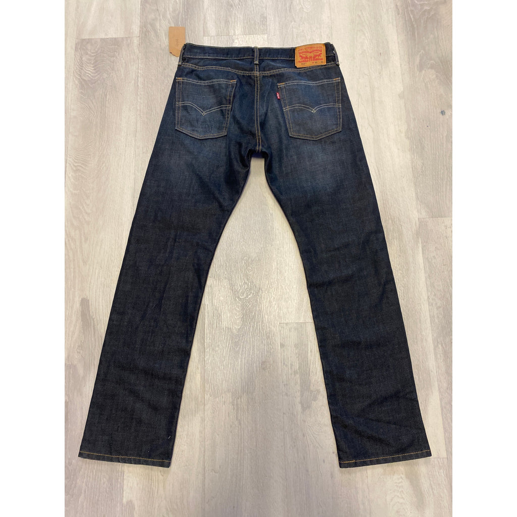 Levi's 513 Dark Wash Straight Leg 5-Pockets Jeans Men's Size 33x32