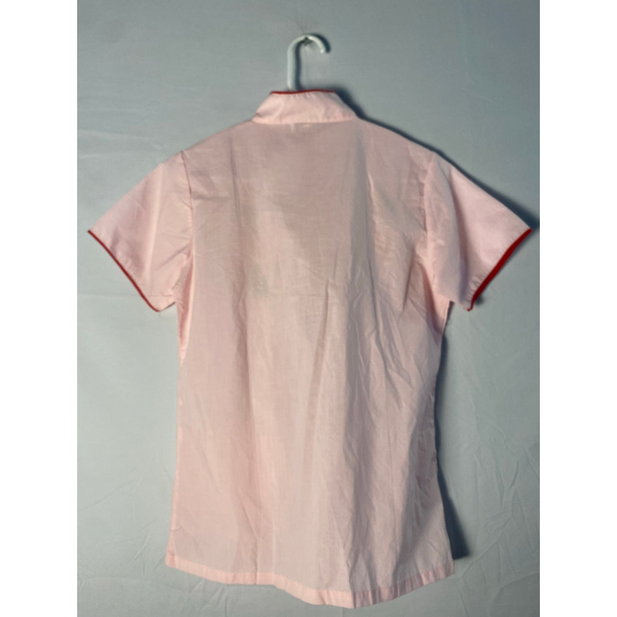 Vintage 60s Plum Blossoms Pink Cheongsam Top Floral Embroidery Women's M-XL?