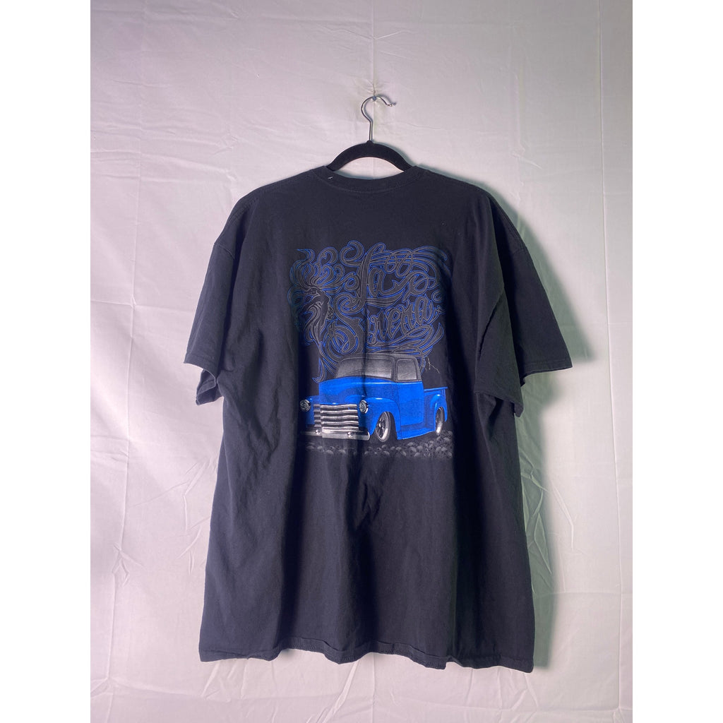 The Tinman's Garage, Inc Printed Black T-shirt Men's Size 2XL