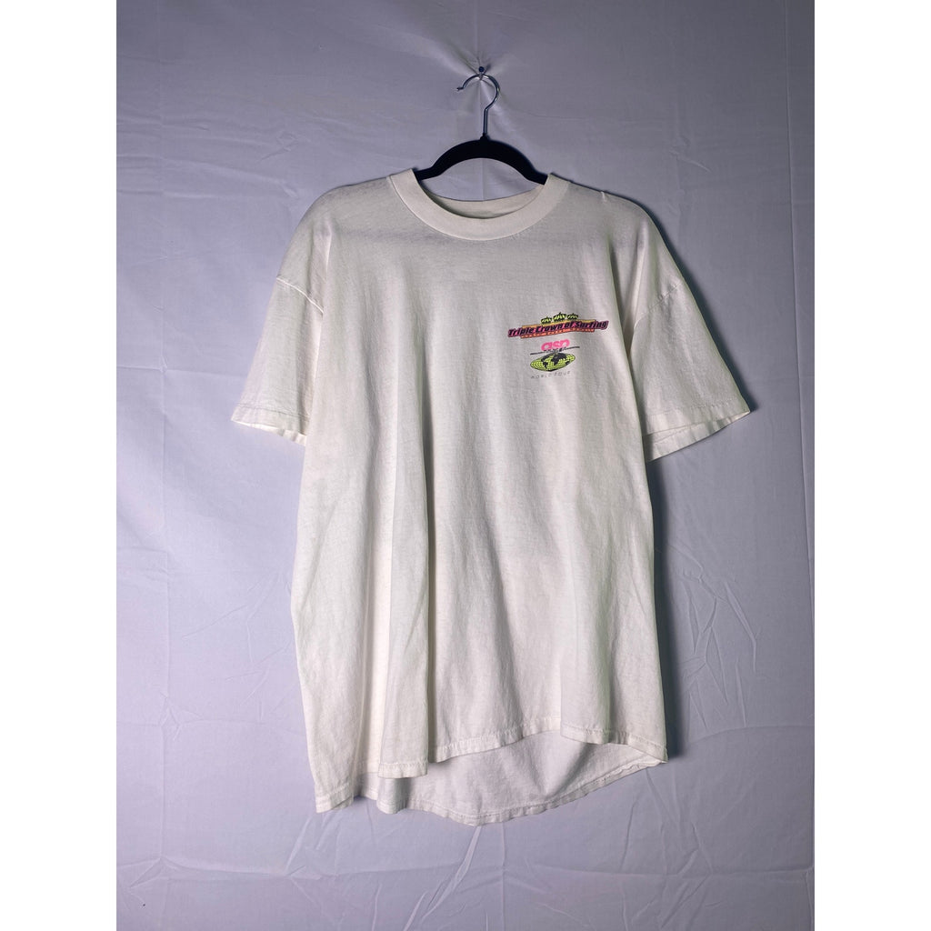 Stedman Triple Crown of Missing Billabong Tee White Shirt Men's Size XL