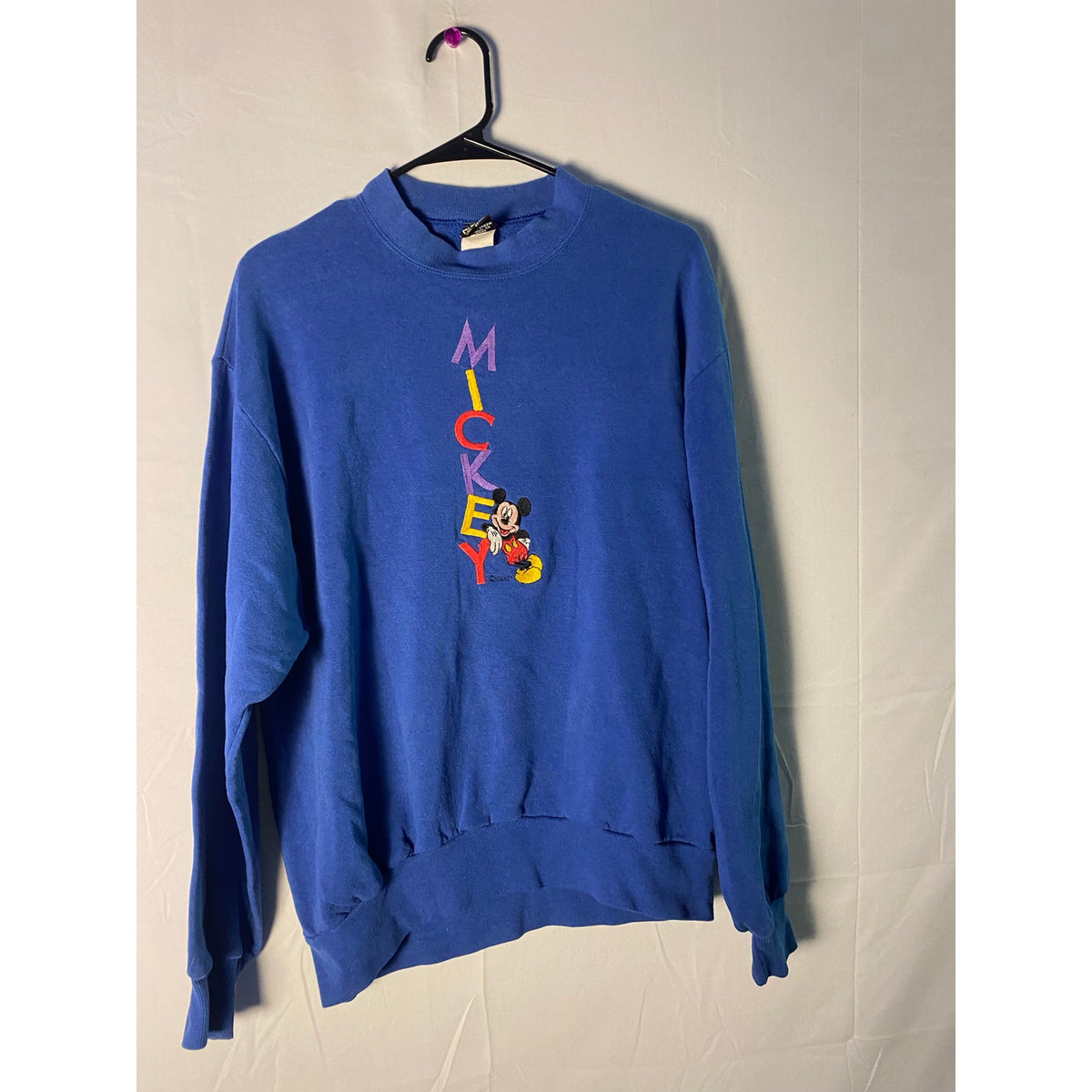 Vintage Mickey Unlimited Mickey Mouse Blue Crewneck Sweater Pullover Men's XL