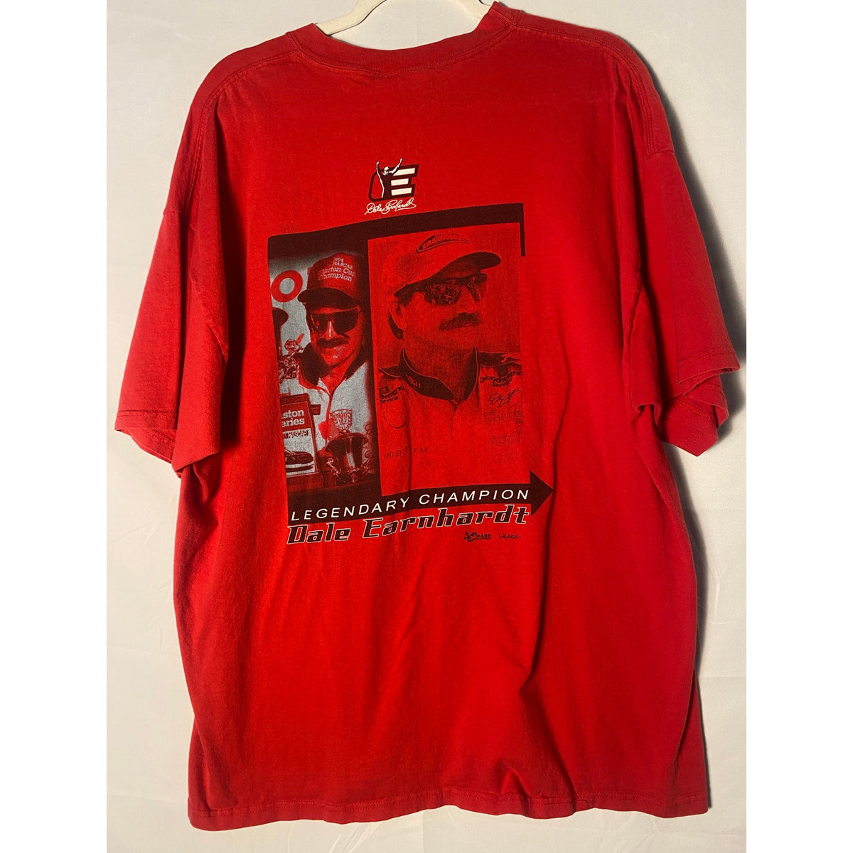 Dale Earnhardt Legendary Champion Red Graphic T-shirt Men's Size 2XL