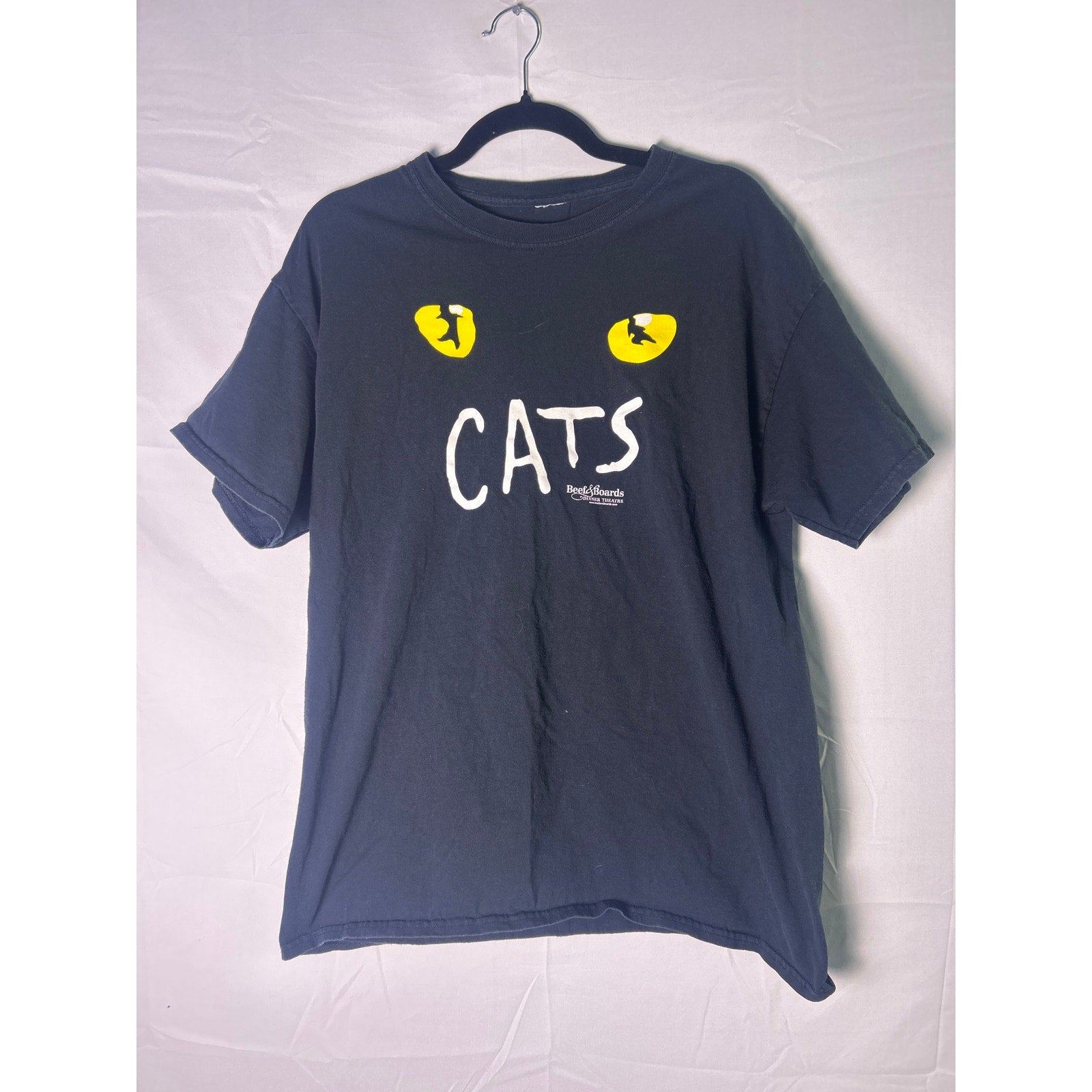 Vintage Cats Broadway Musical Graphic Print Shirt Women's Size Large?