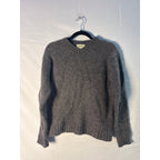 American Eagle Outfitters Gray V-neck Sweater Pullover Wool Blend Women's Medium