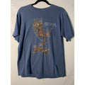 Y2K Carlos Santana 2006 Abraxas Angel Blue T-shirt Print Men's Size Medium