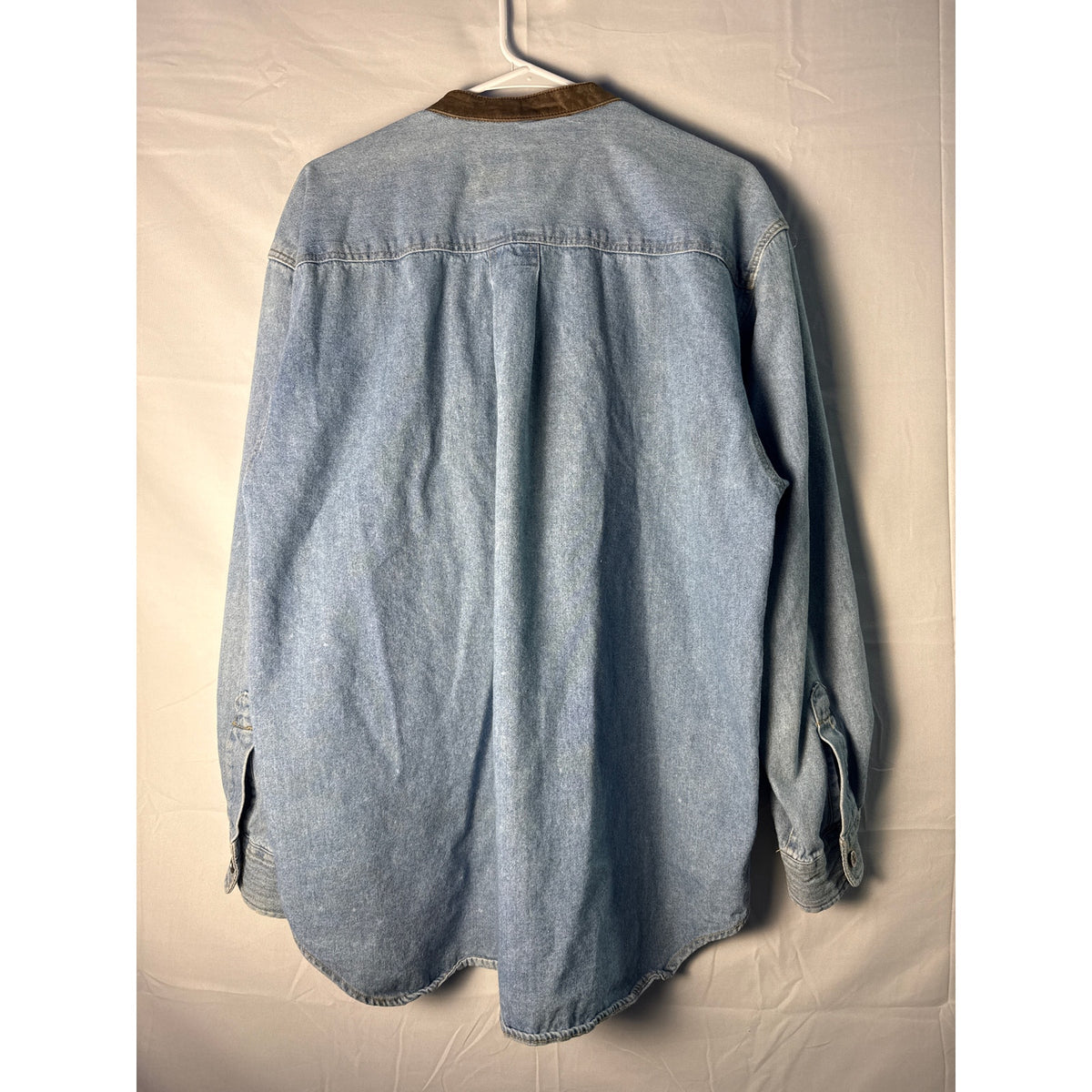 Synergy Jeans Denim Shirt with Accent Collar