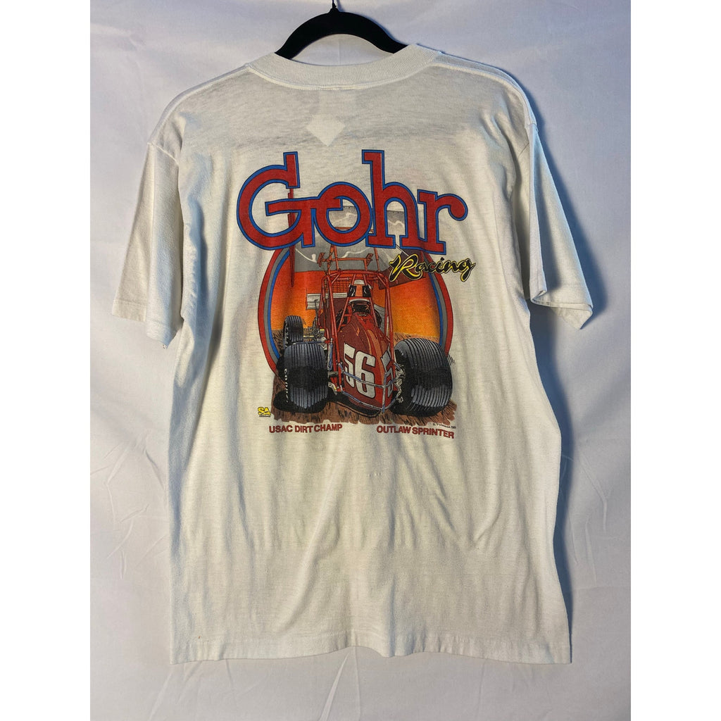 Skinners Kenny Jacobs Beer Wagon Gohr Racing White Graphic T-shirt Men's Size XL