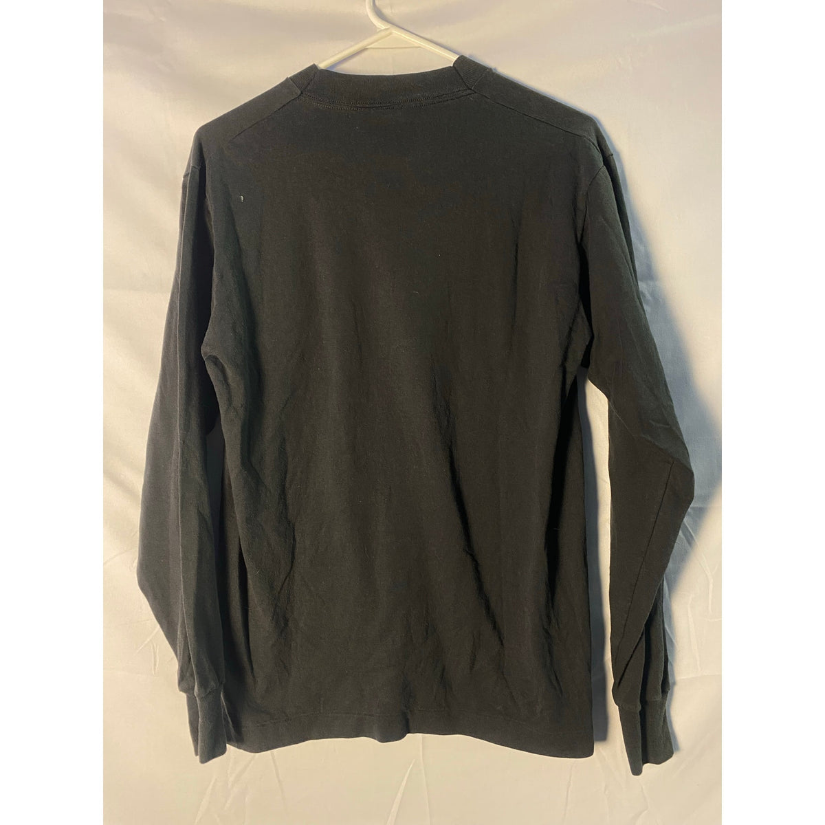 Vintage 90s Gildan IU Indiana Hoosiers Graphic Black Long Sleeve Shirt Men Large