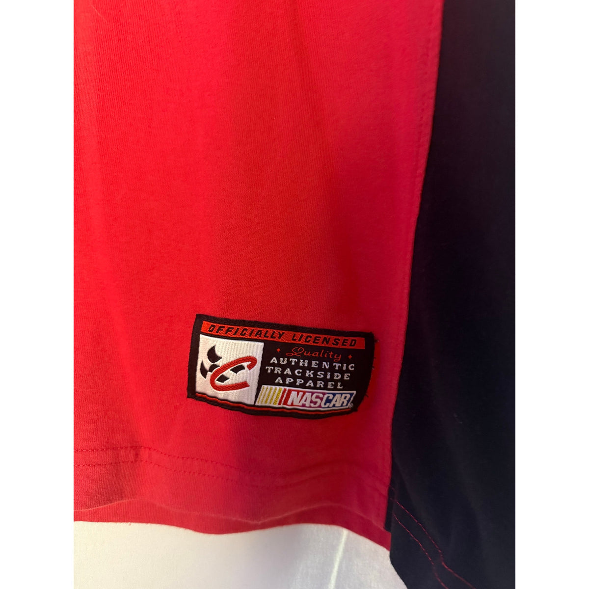 Vintage Chase Authentics Dale Earnhardt Jr. NASCAR Bud Racing V-neck Shirt Large