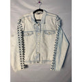 Stefano Light Wash Open Woven Denim Jacket