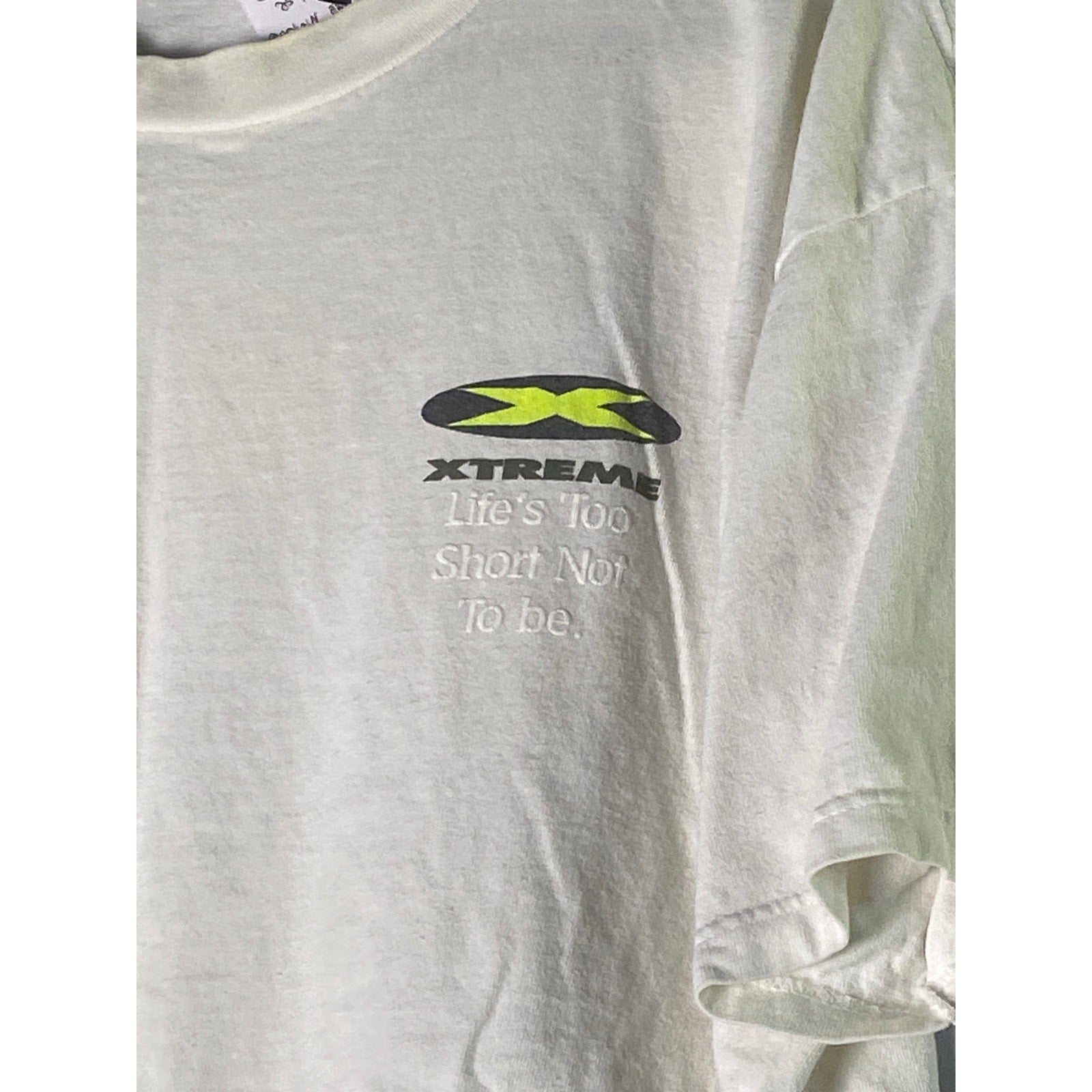 XTREME Motocross Old & Wise White Funny Shirt Men's Size XL