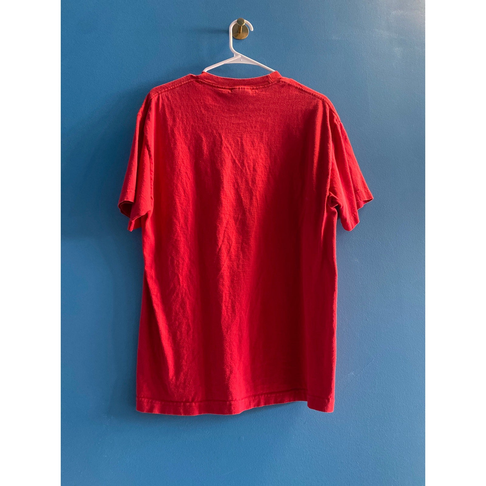 Alstyle Apparel & Activewear IU INDIANA Logo Print Red Shirt Women Size Large