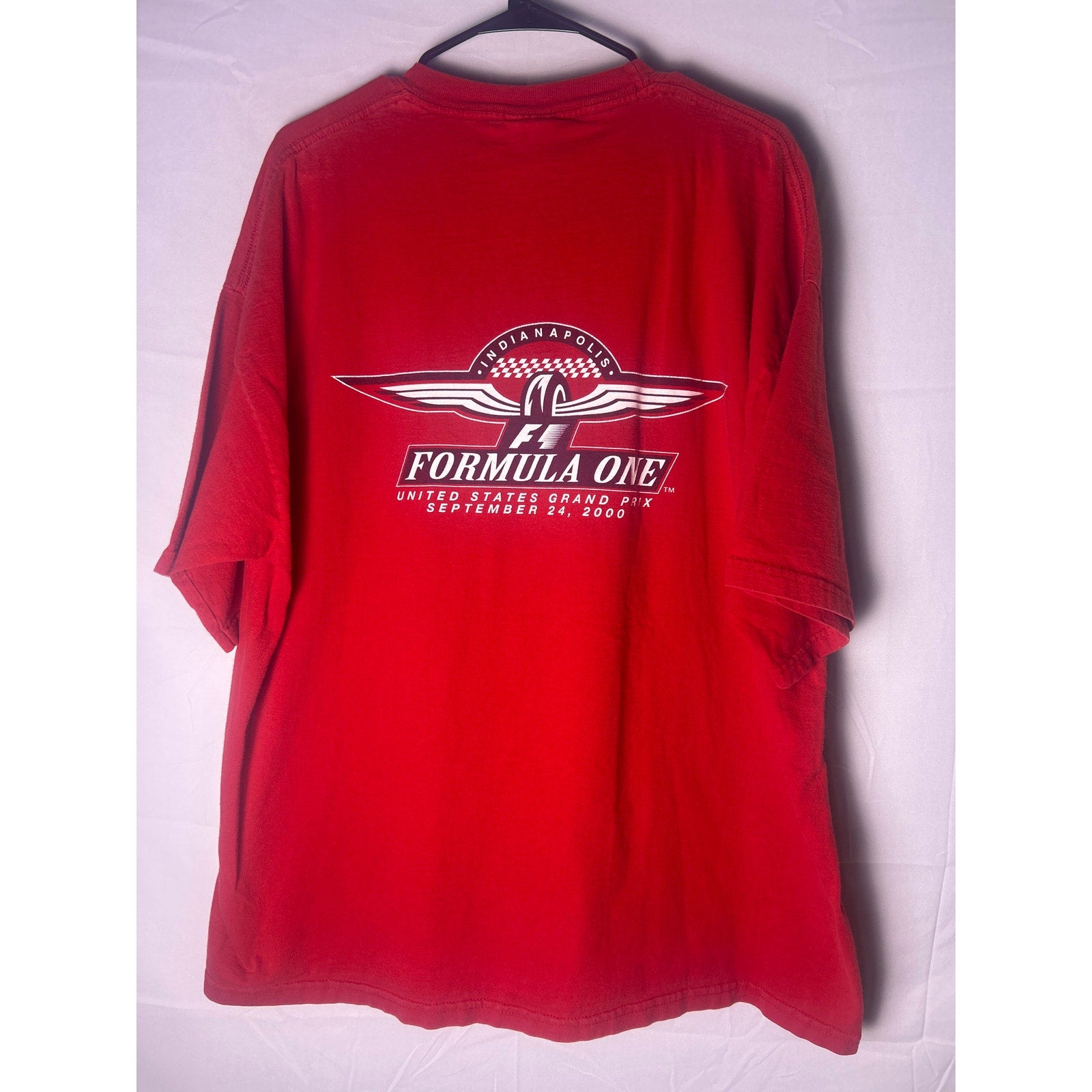 Vintage ST. CLAIR F1 Formula One SAP US Grand Prix Race 2002 Shirt Large