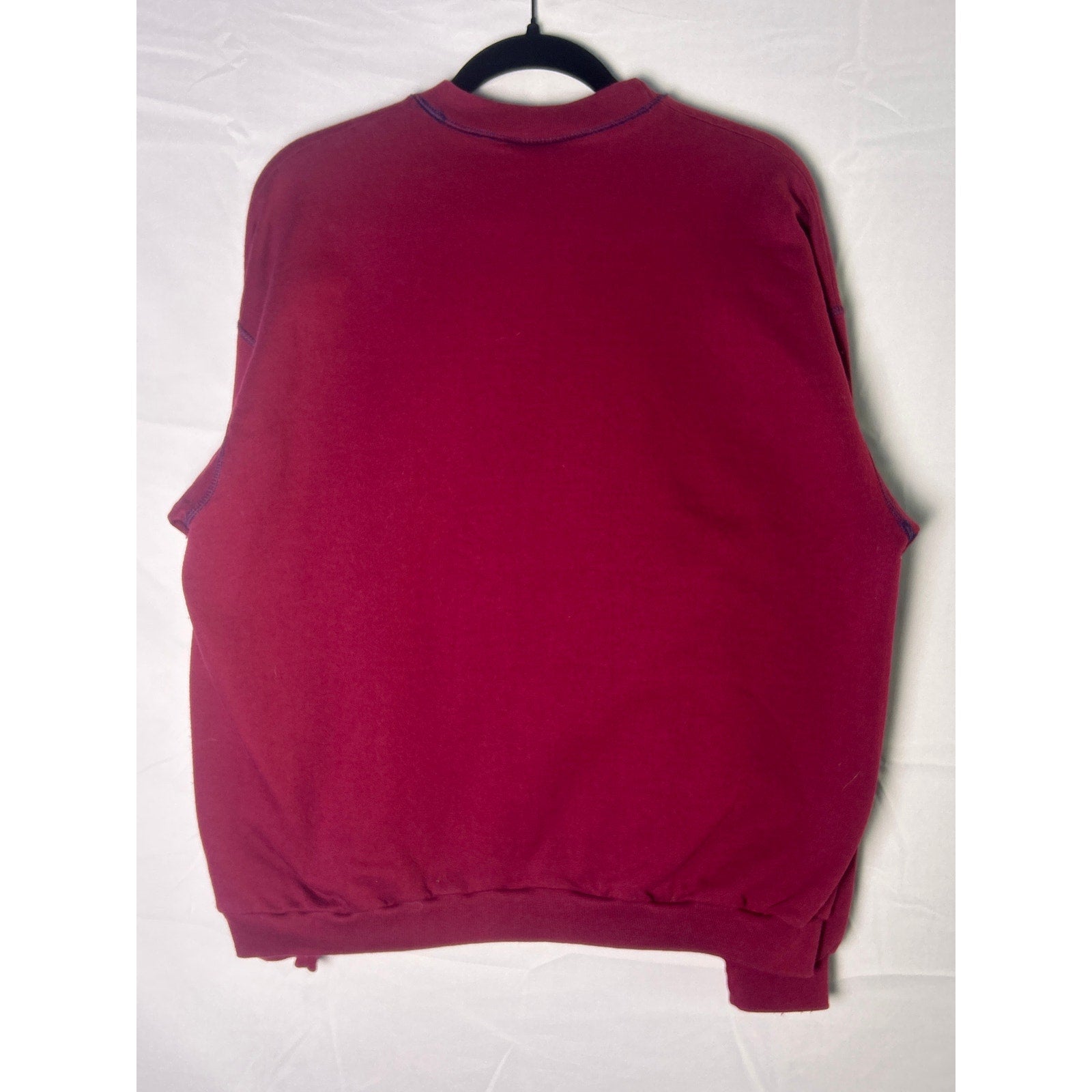 Ross International INDIANA Hoosiers University Print Maroon Sweatshirt Large