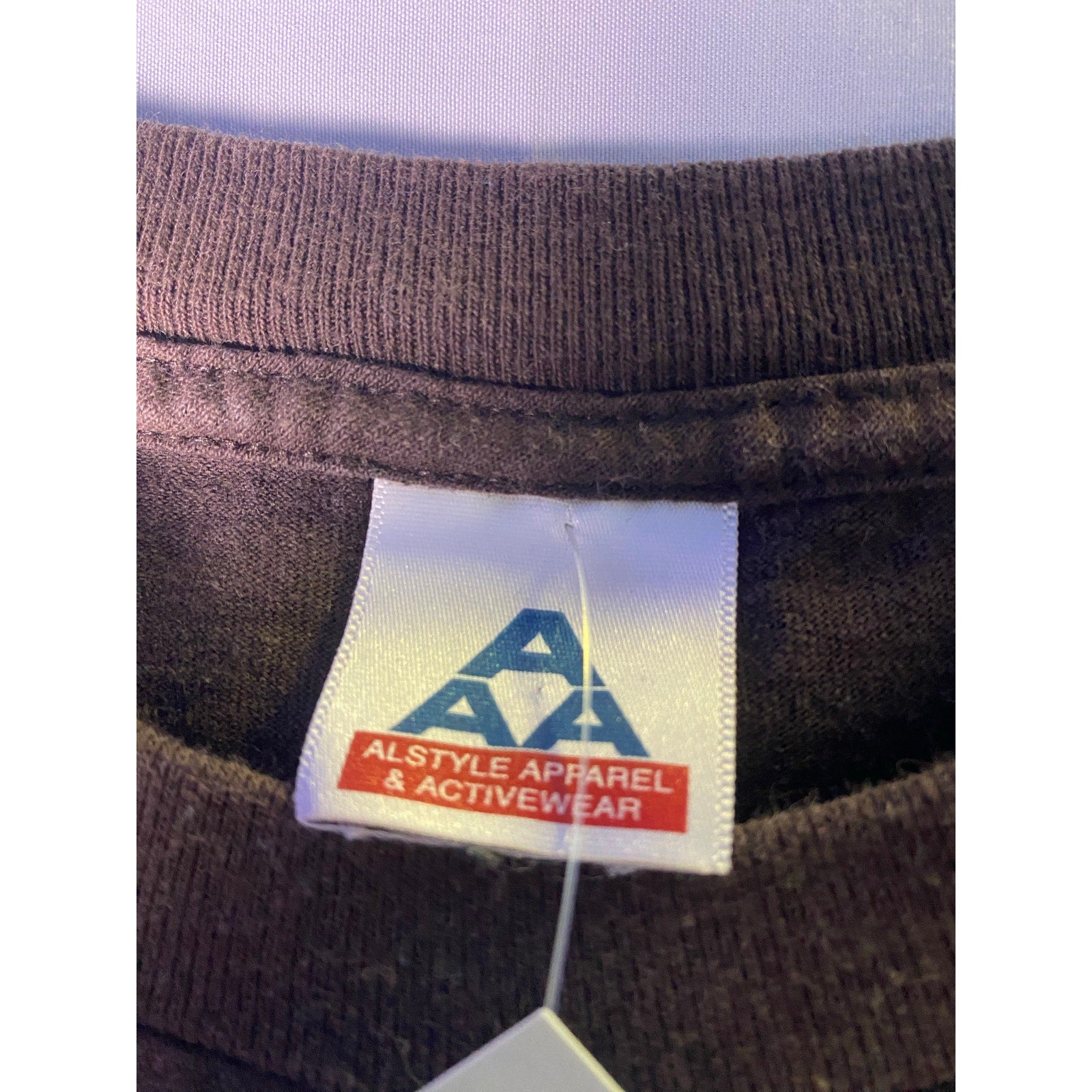 &nbsp;LIVE IN MY OWN LITTLE WORLD.. Brown Tee Shirt Graphic Print Men's Size XL